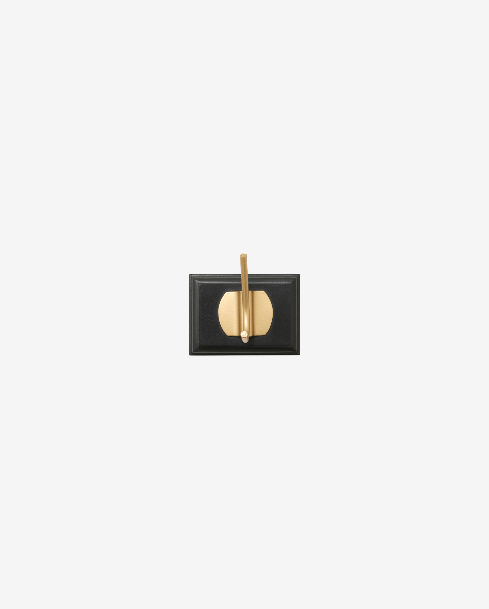 EDGY coat rack, 1 hook - black