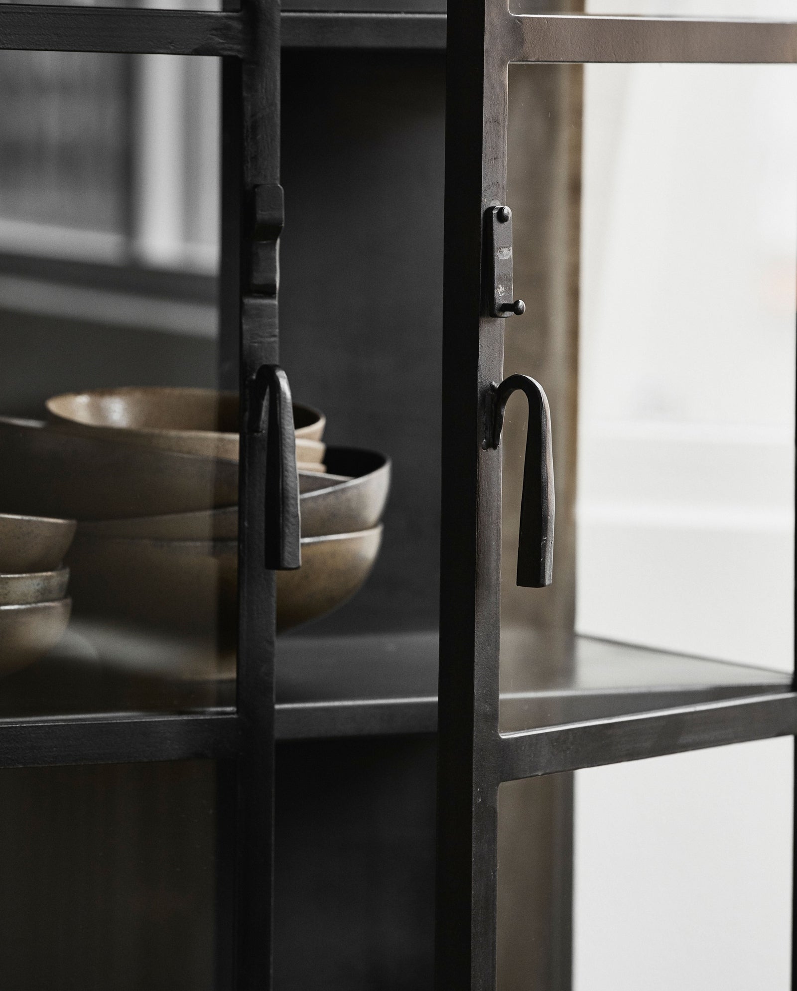 PHOENIX black cabinet, 2 doors, small