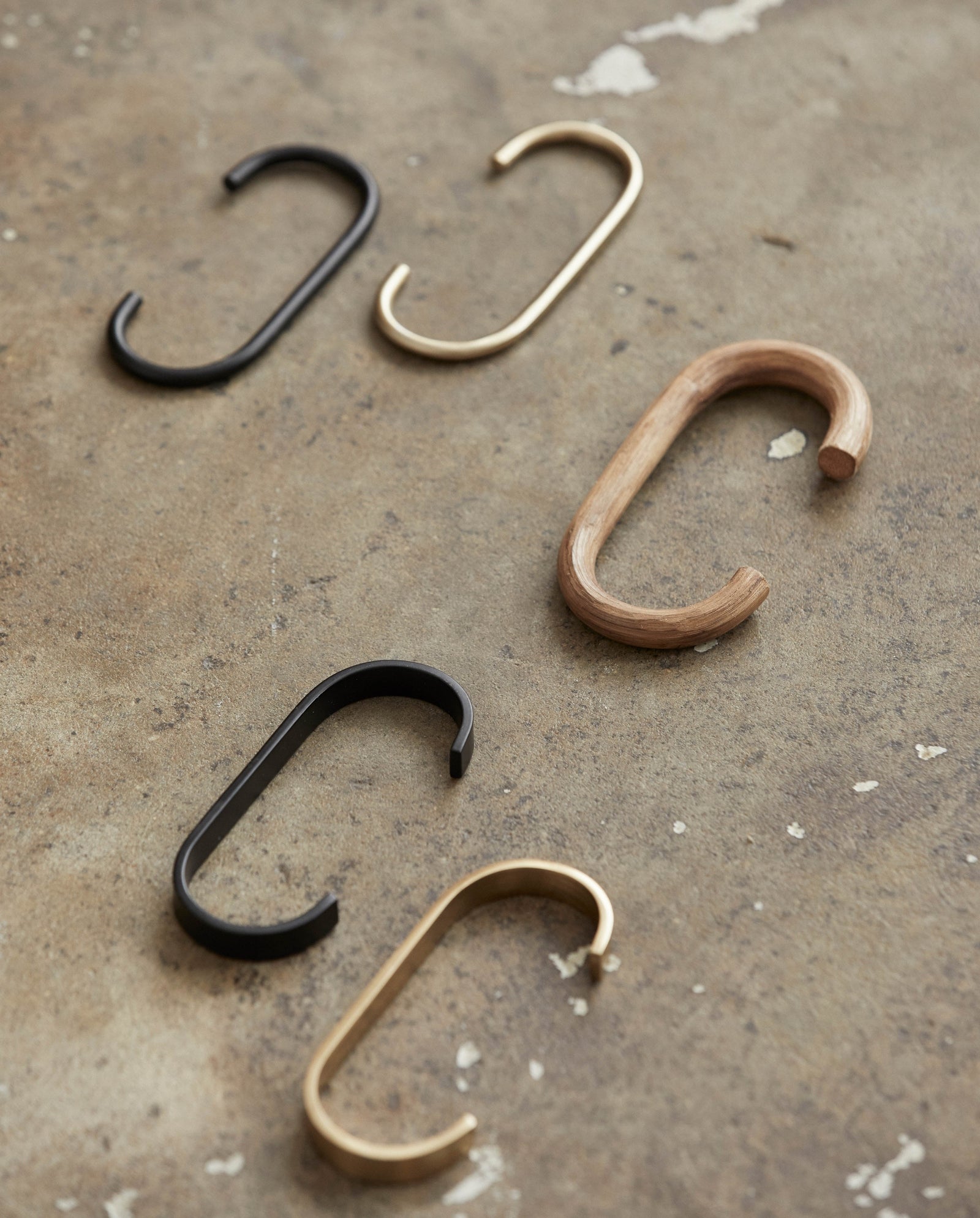 C-hook, round - nature