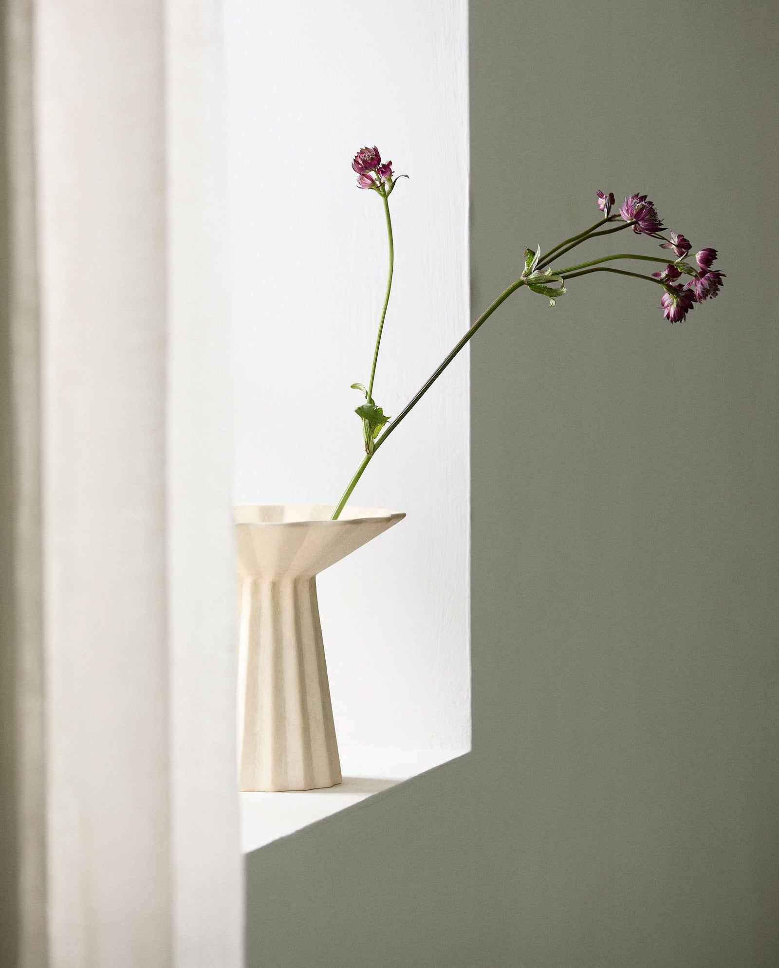 MINU vase, S - råhvid