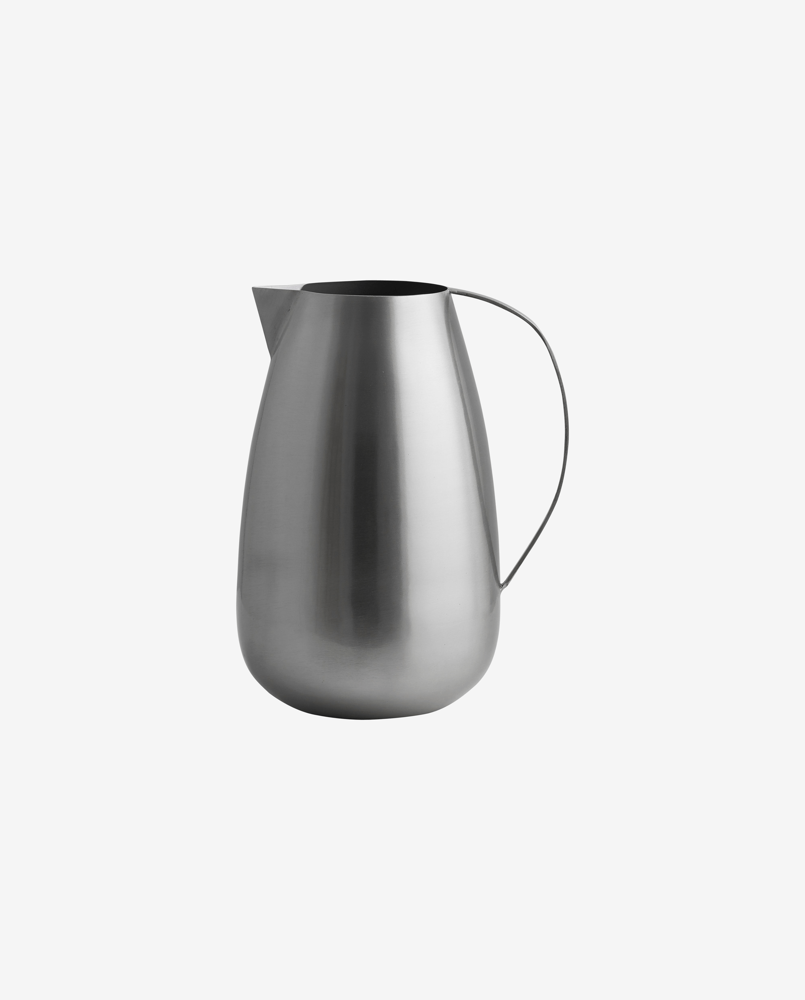 LEE pitcher, iron - chrome finish