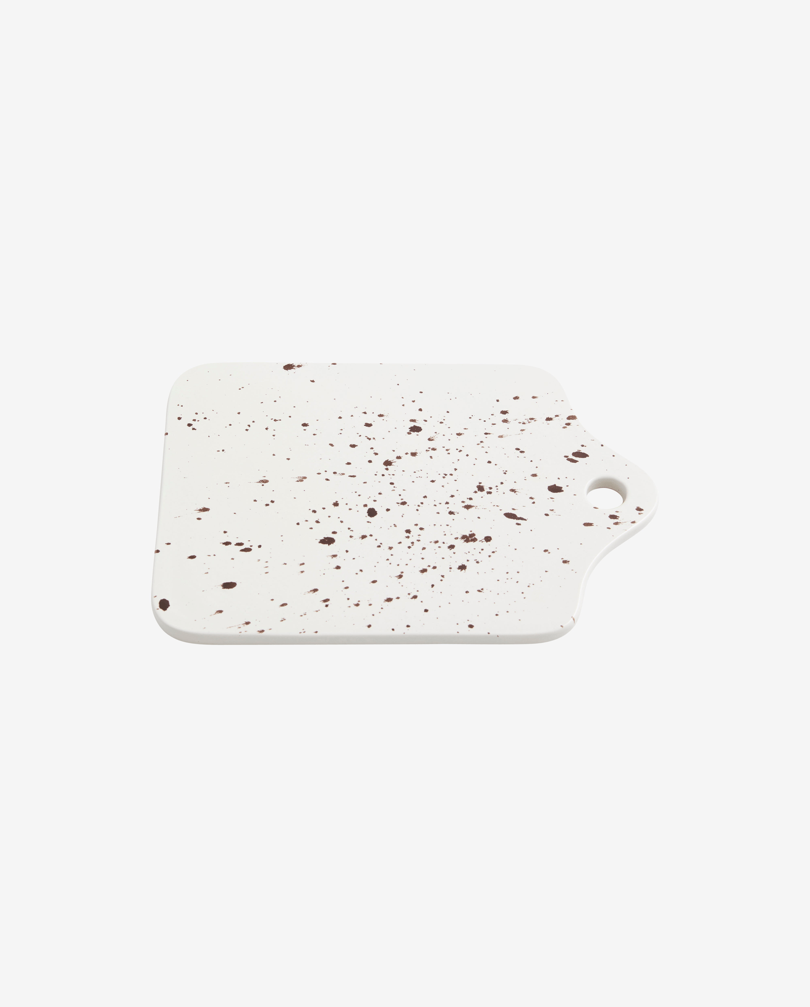 RIA serving plate w. splash - ivory
