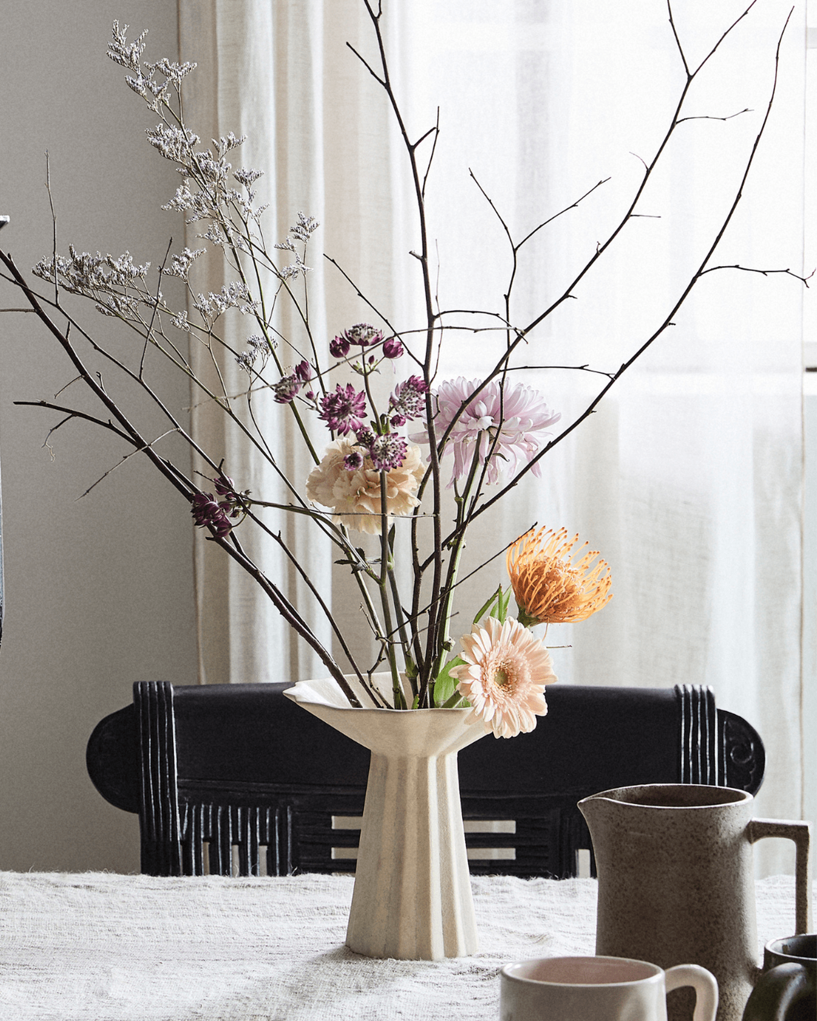 MINU vase, S - råhvid