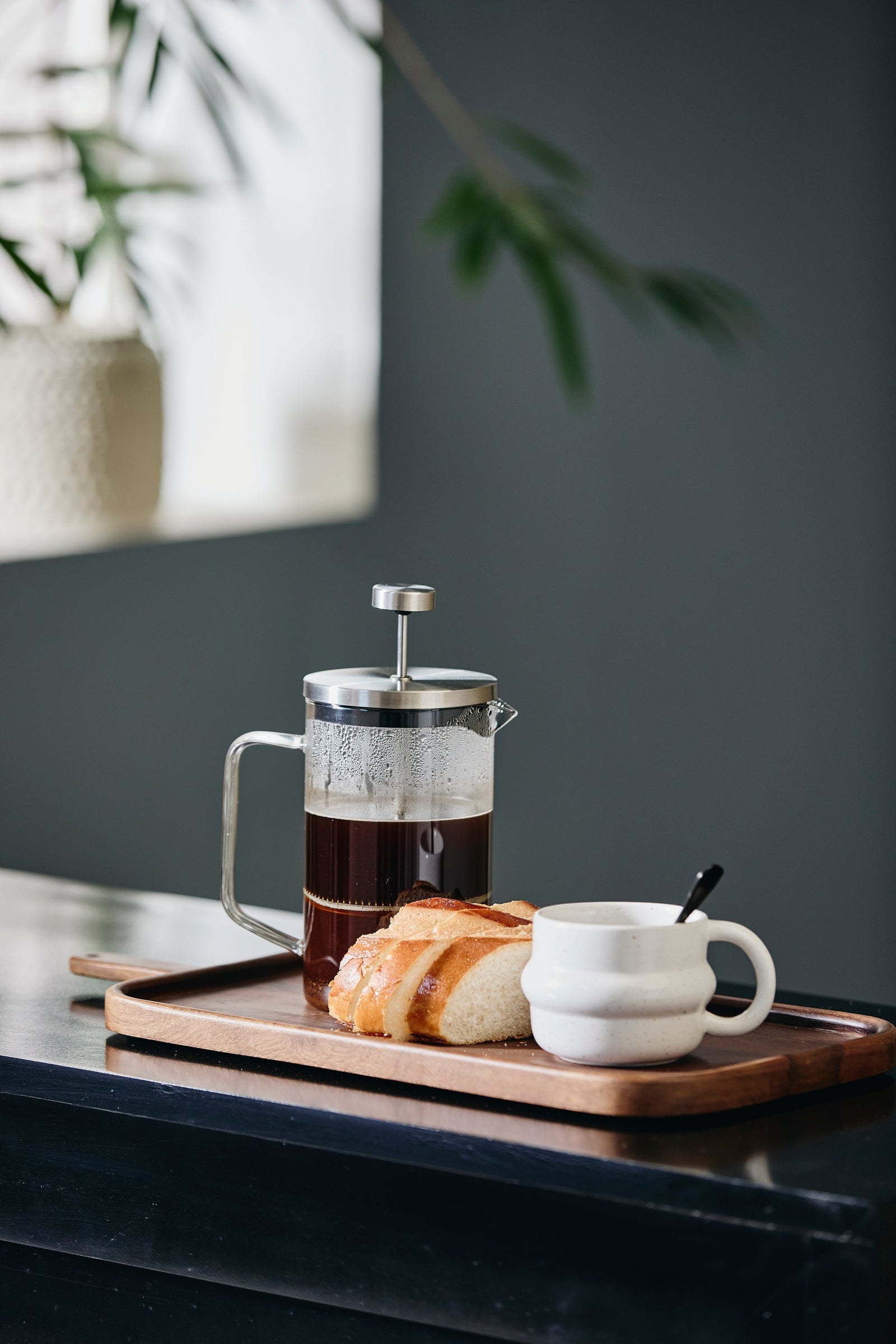 CLOVER french press, glass - clear