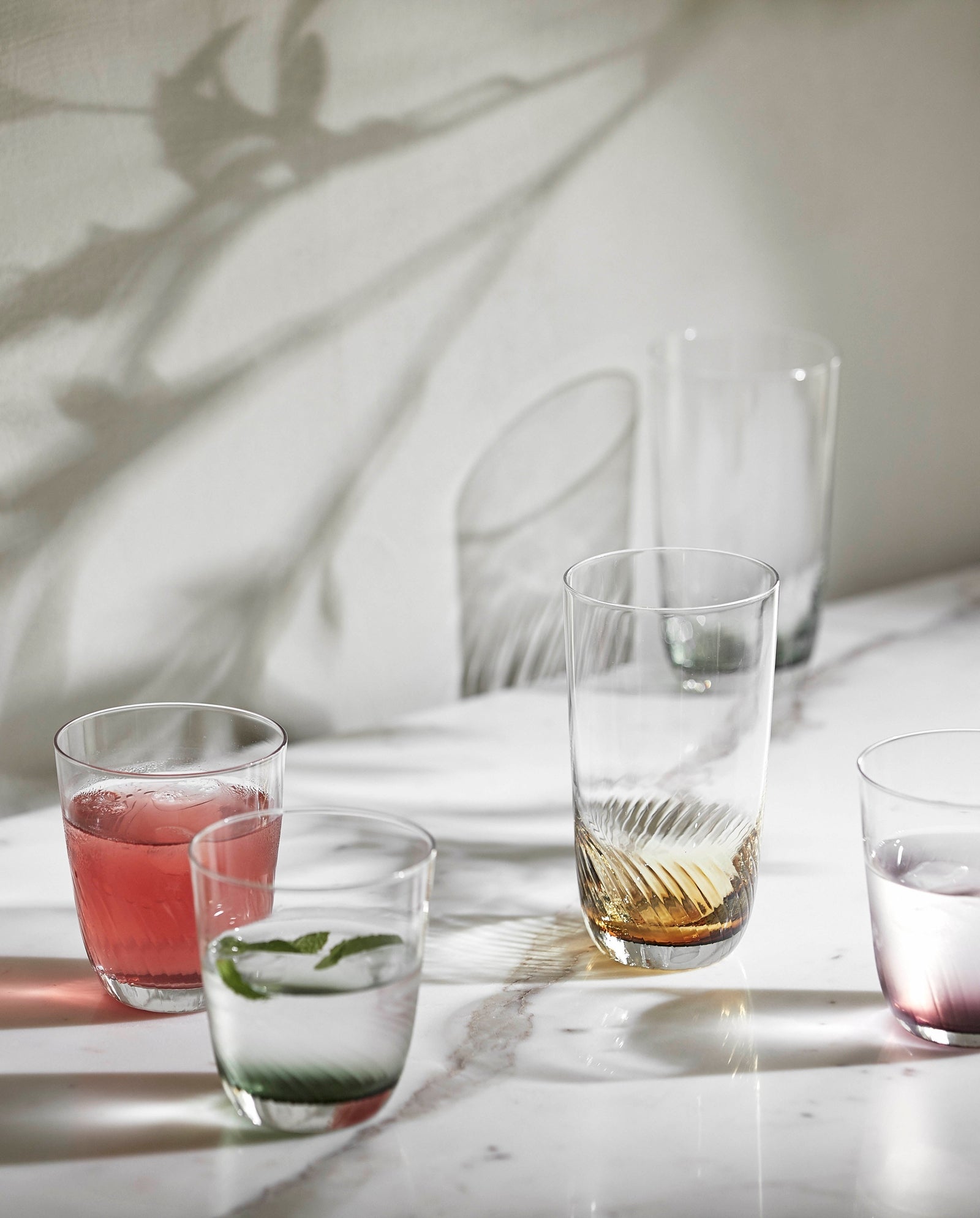 GARO tall drinking glass - purple