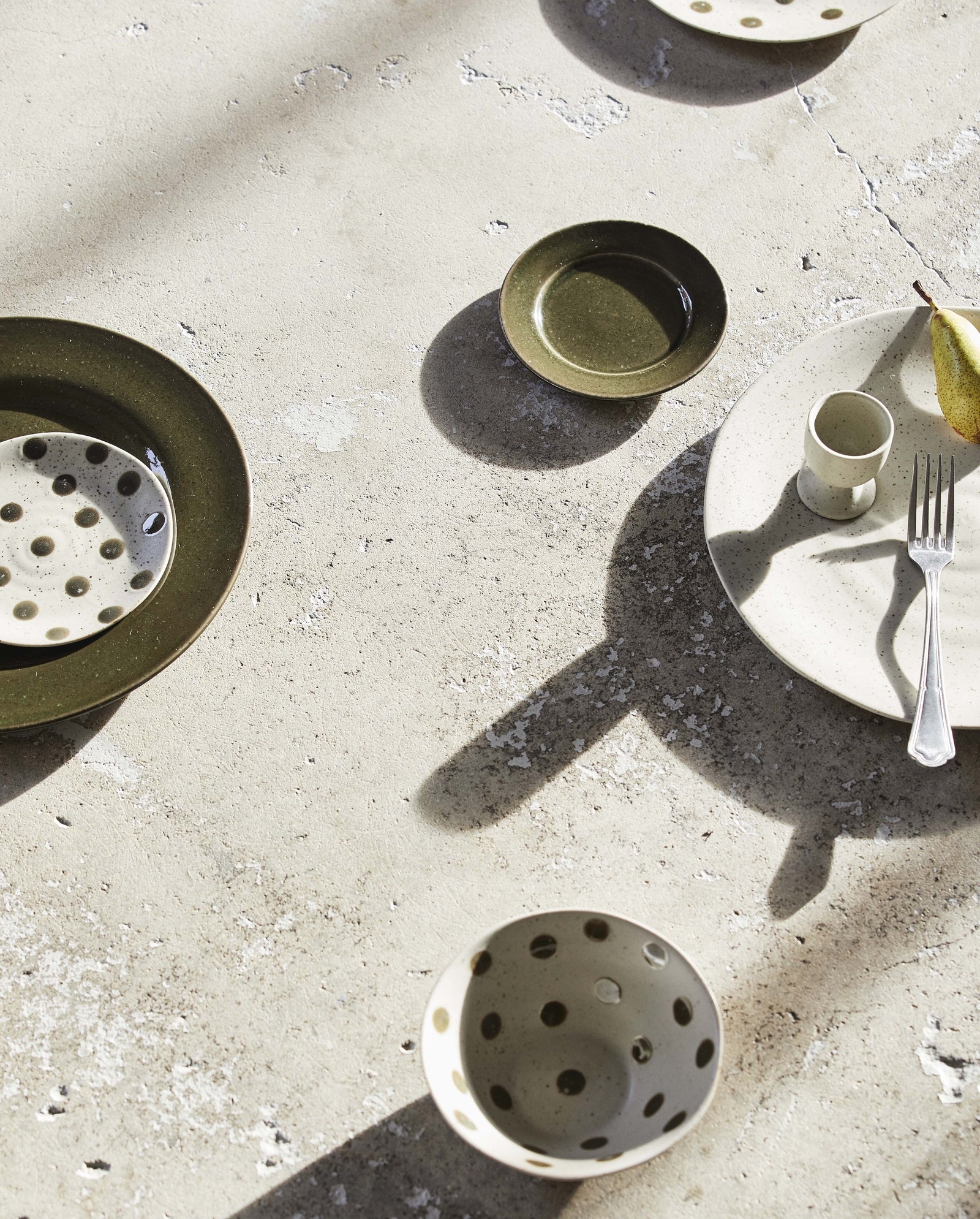 GRAWA saucer/cake plate - dark green