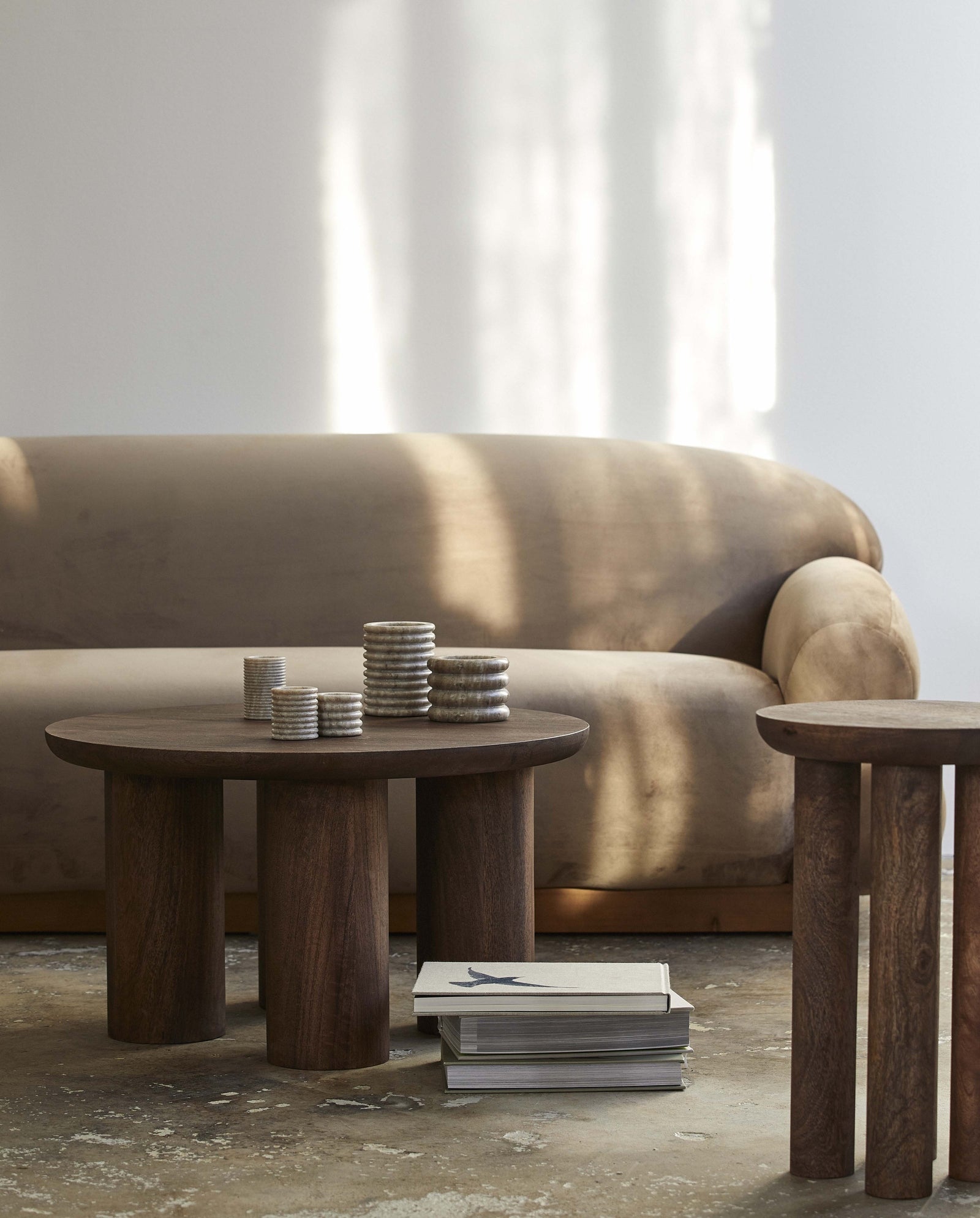 HELIN coffee table - dark brown