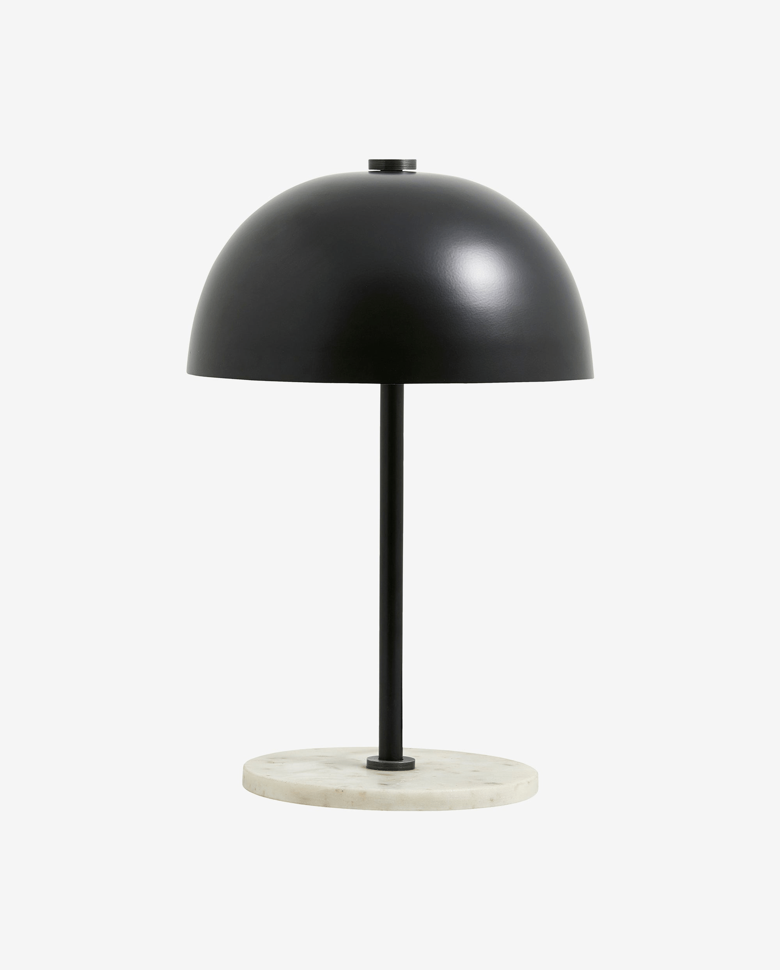 KITA Tischlampe - schwarz mit Marmorsockel