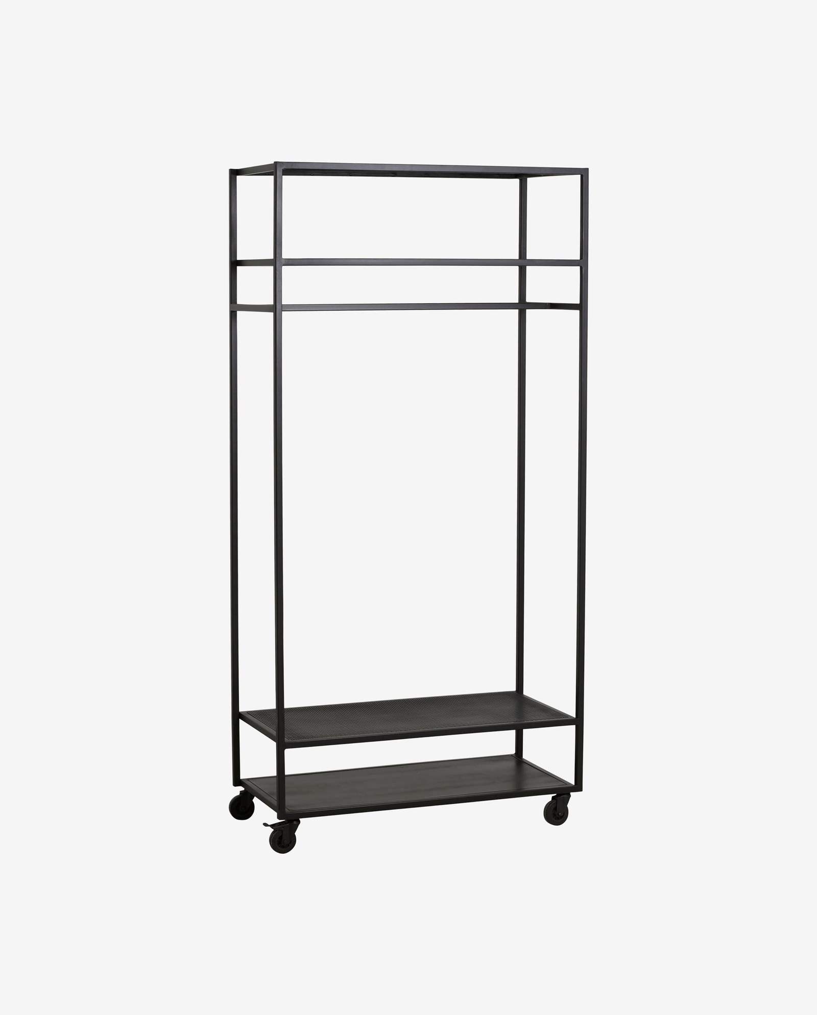 ALTA iron wardrobe rack - black