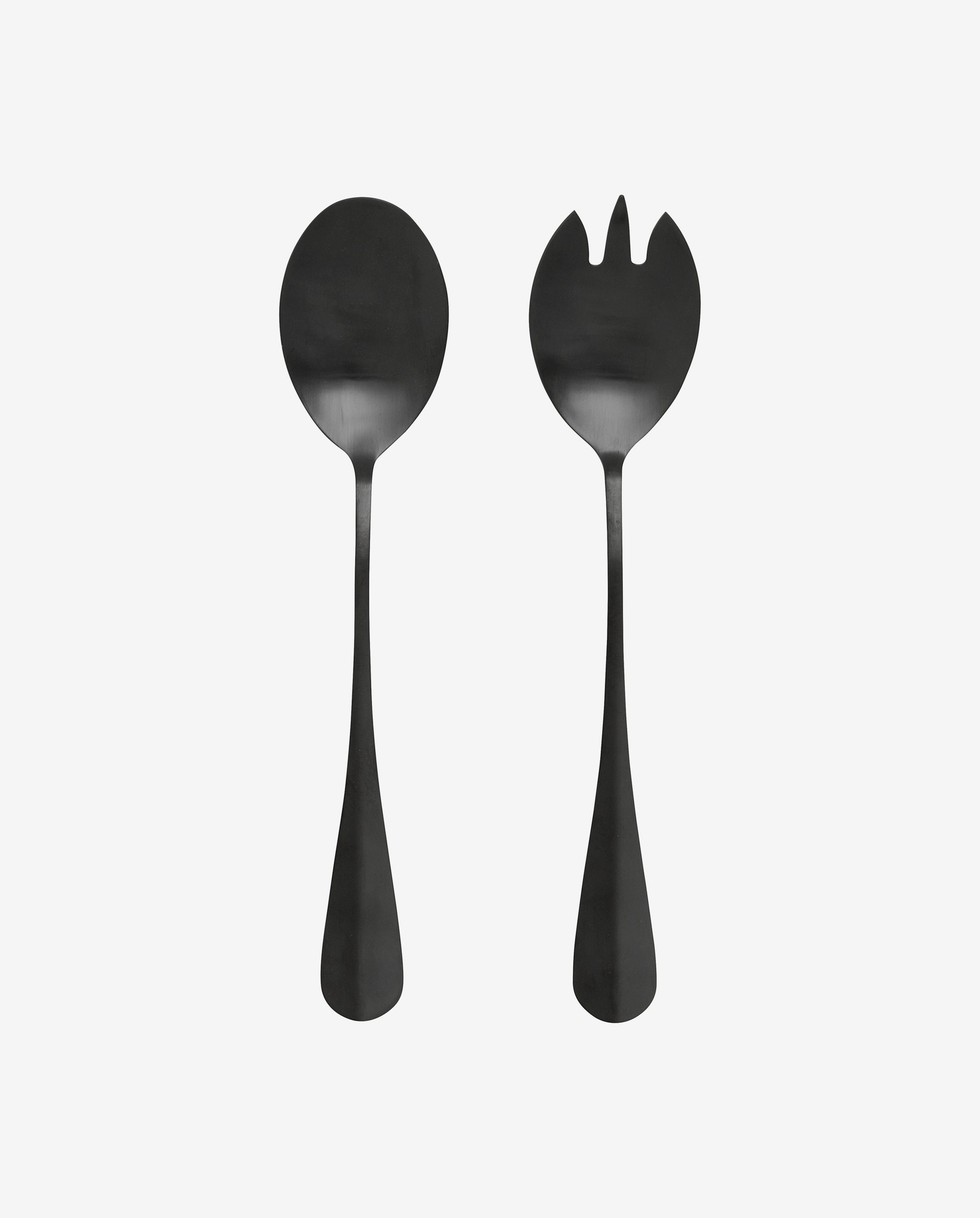 BLACK salad cutlery, s/2
