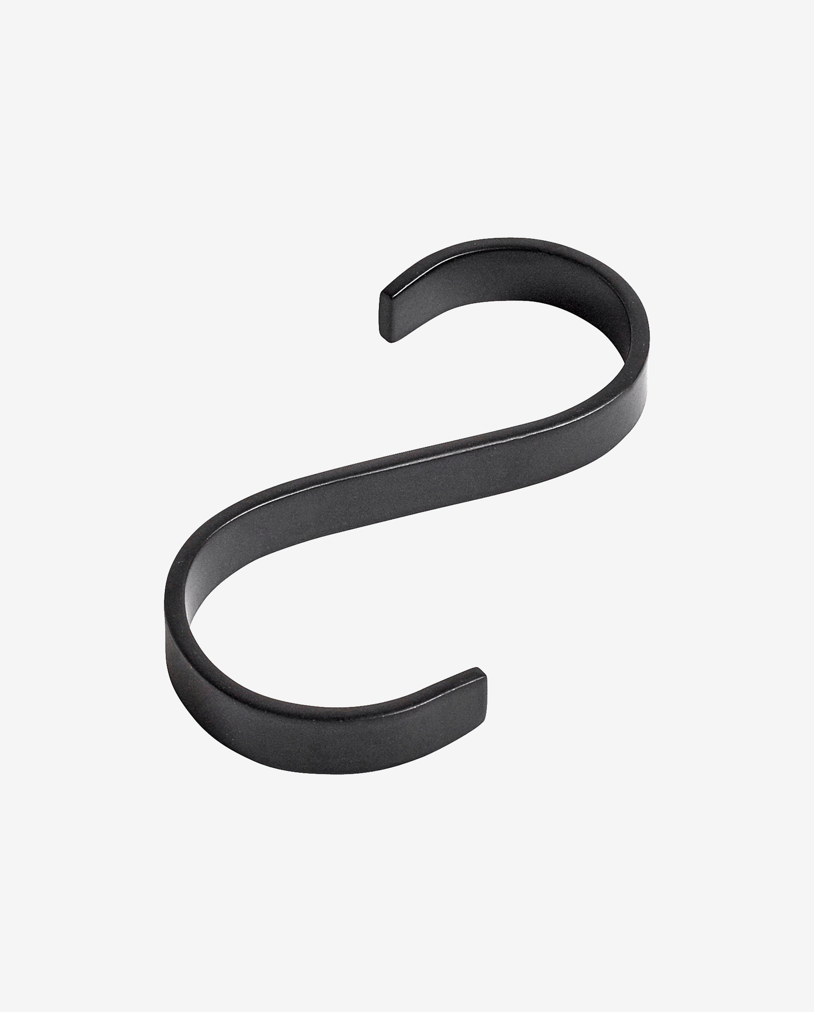S-hook flat - black