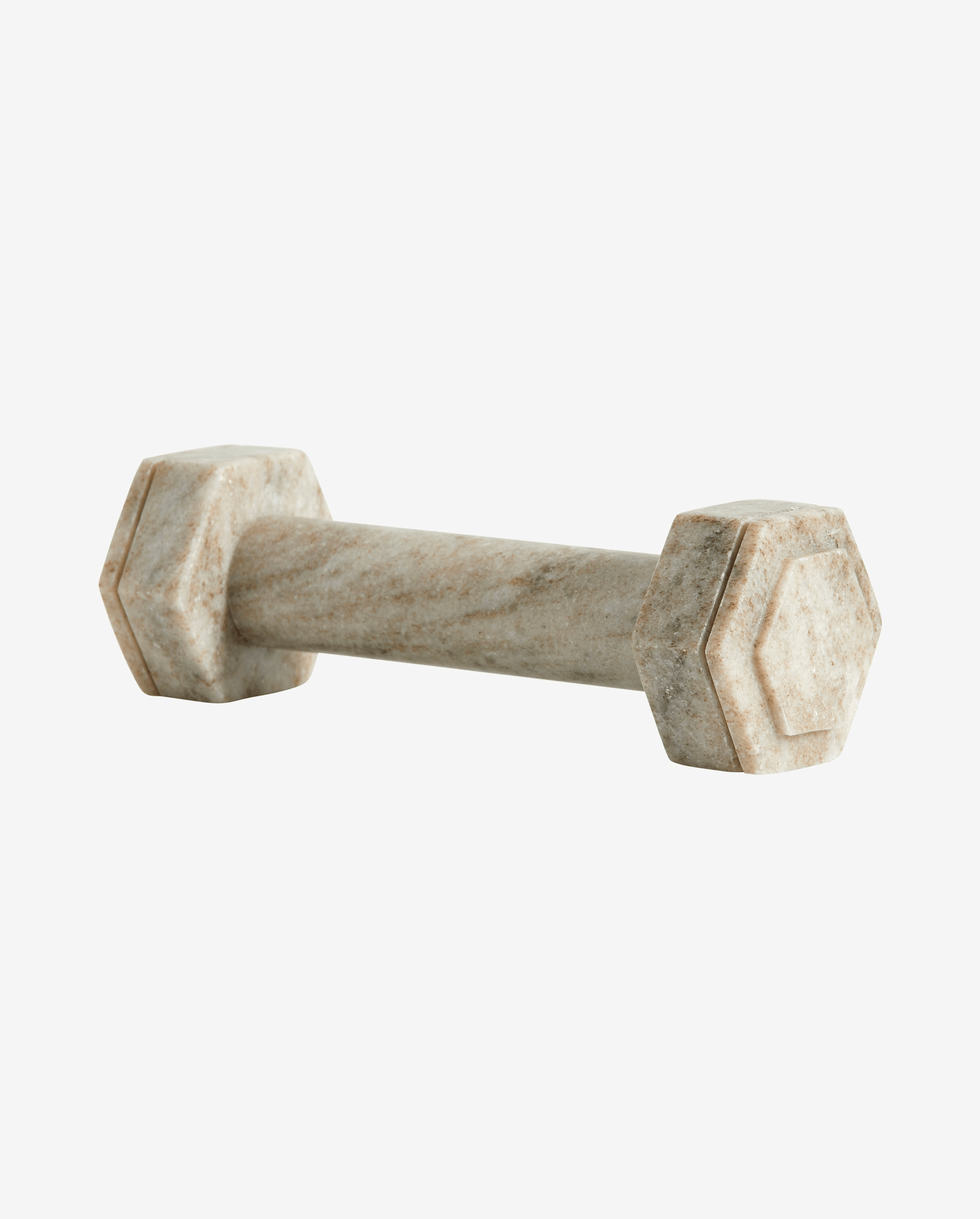 HVAR dumbbell - brown marble
