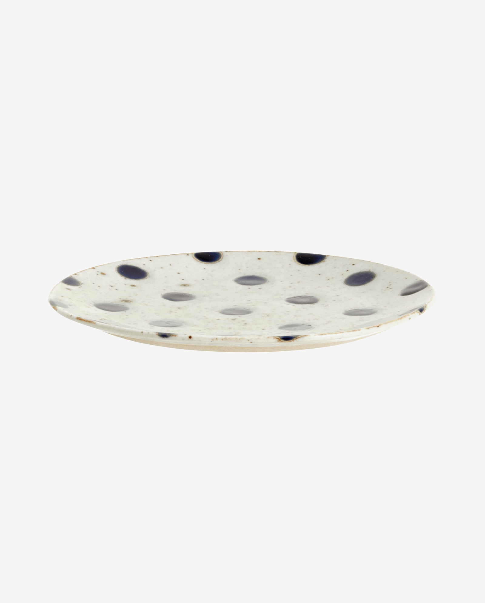 GRAINY saucer/cake plate - sand/dark blue