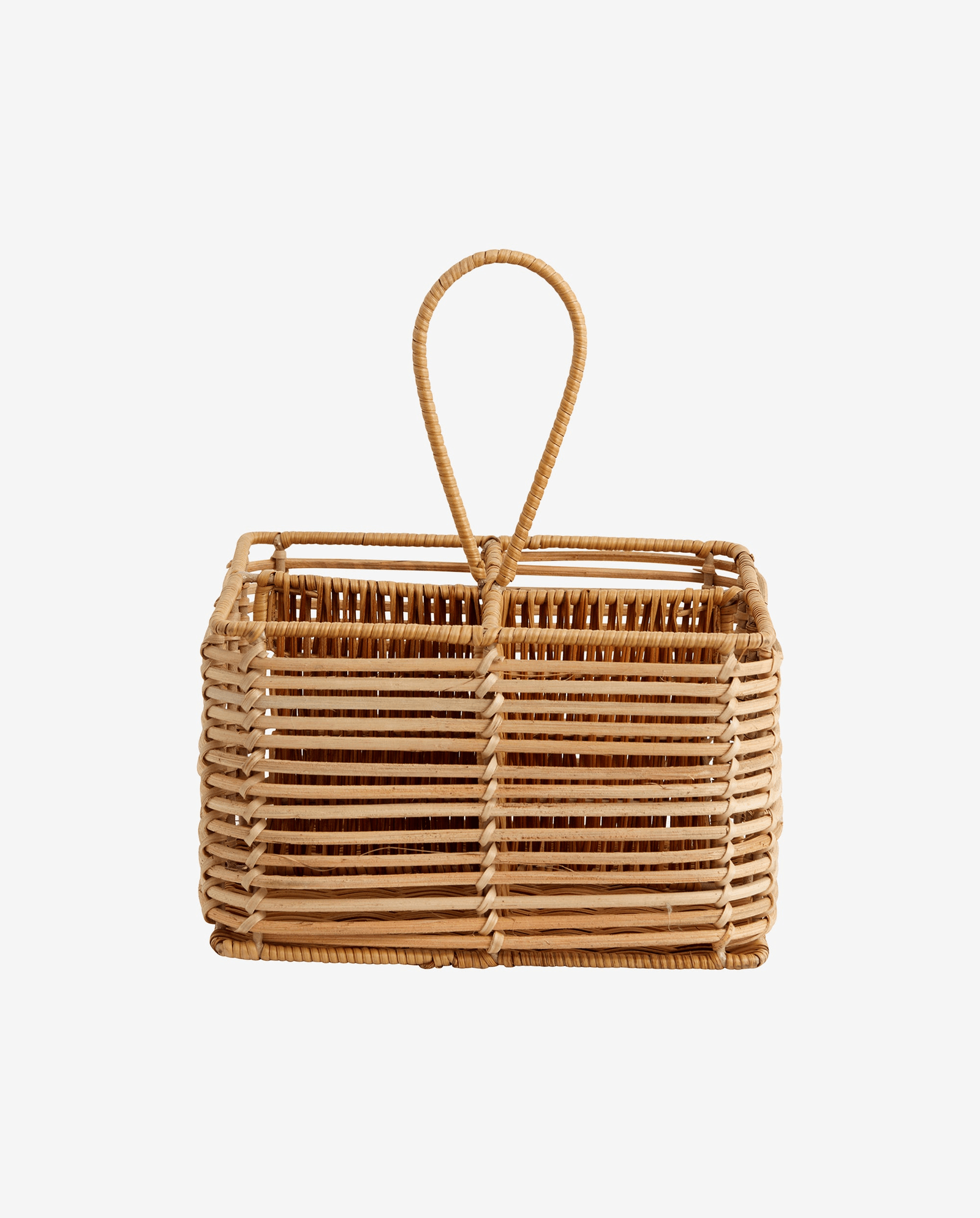 ZADAR rattan holder, 4 dividers - nature