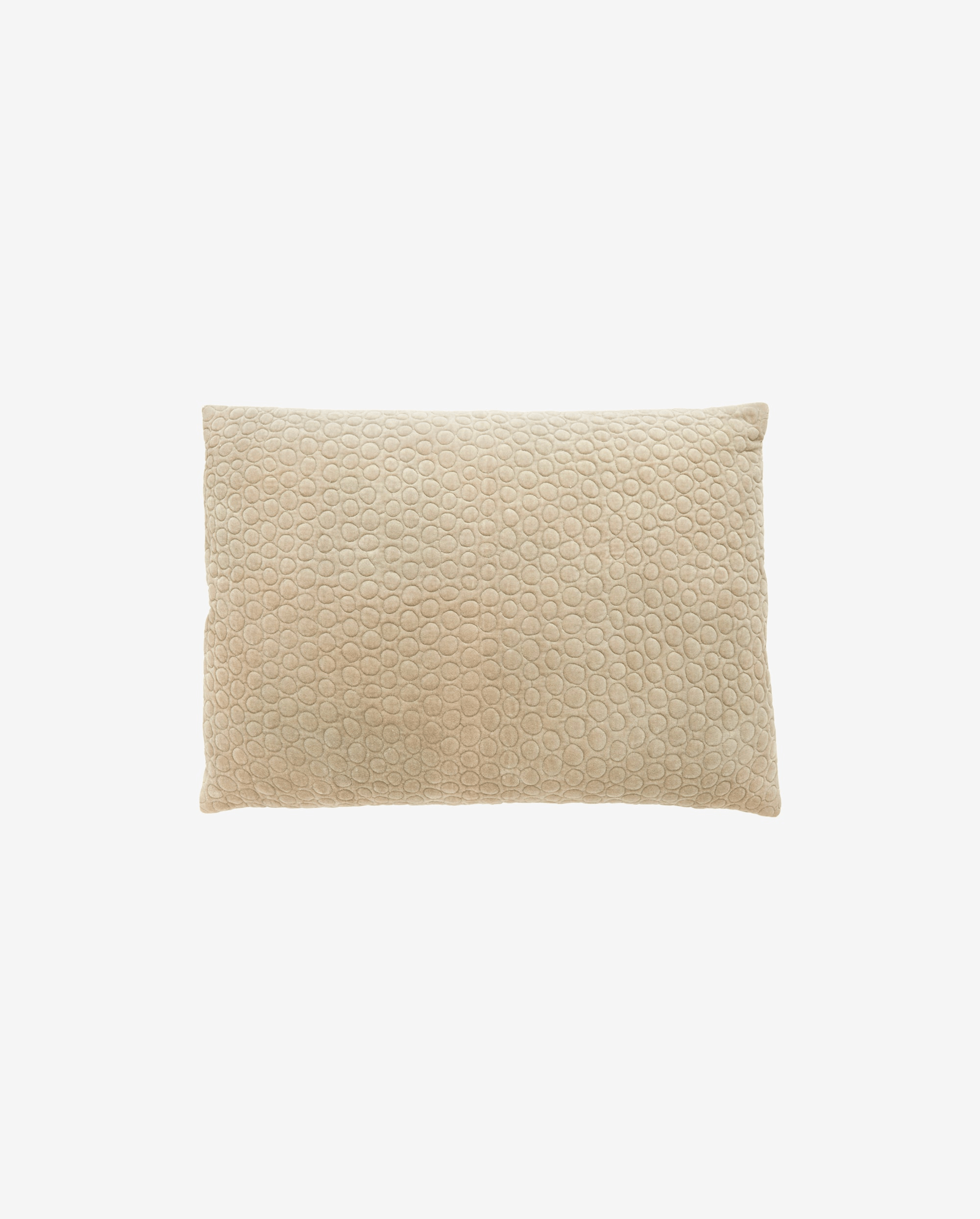 MIZAR pudebetræk i velour m/cirkler - 50x70 - pistacie