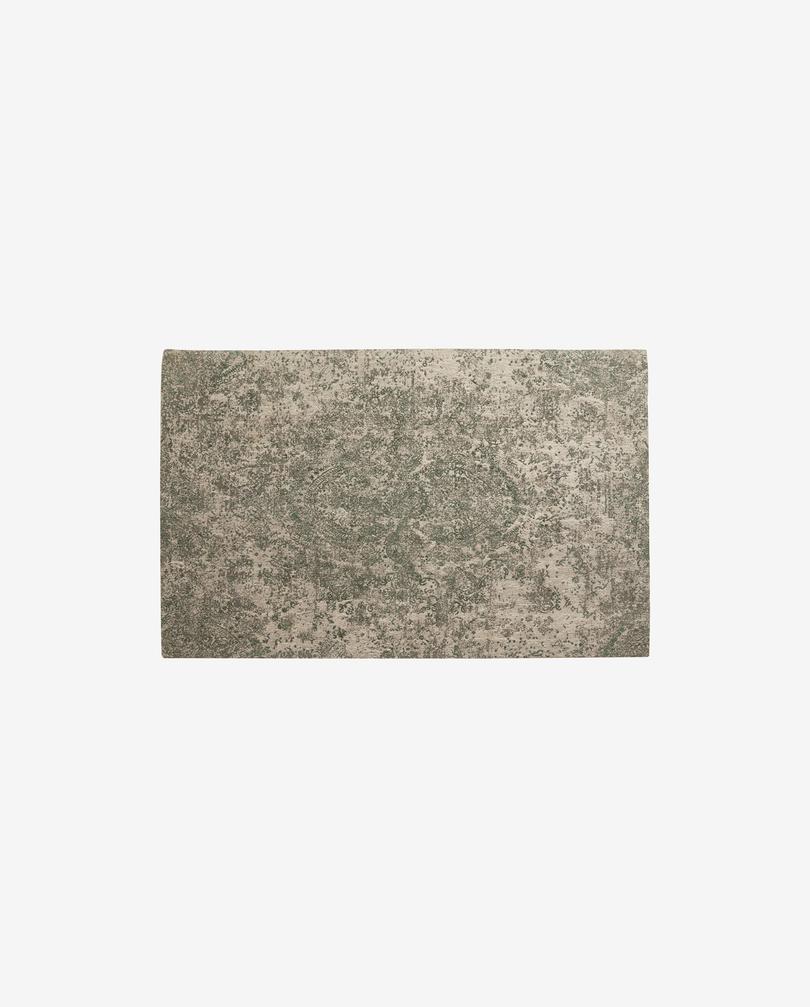ARIA jacquardvævet tæppe, 160x240 cm - grøn/beige