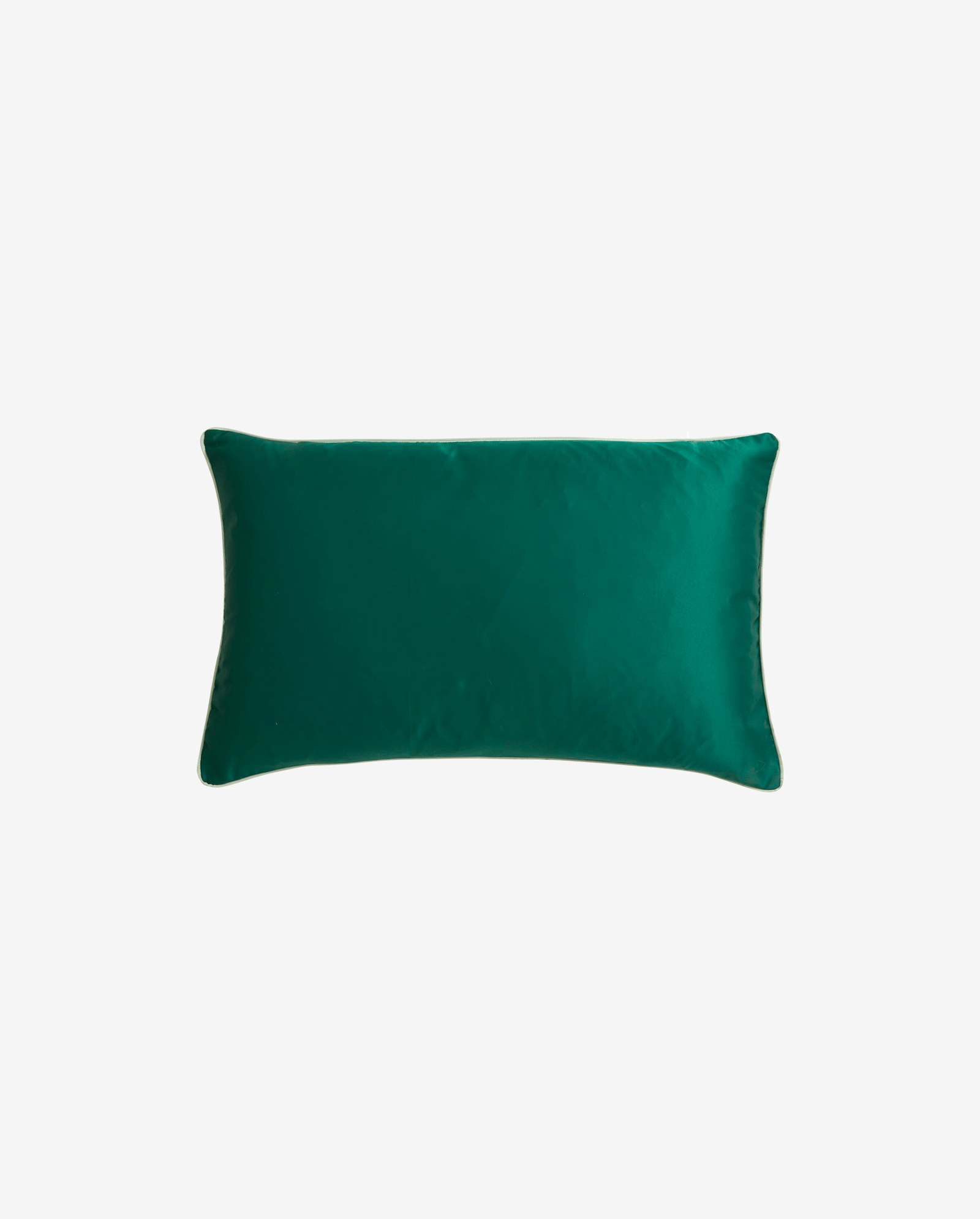 AIN pudebetræk i satin - 50x80 - mørkegrøn