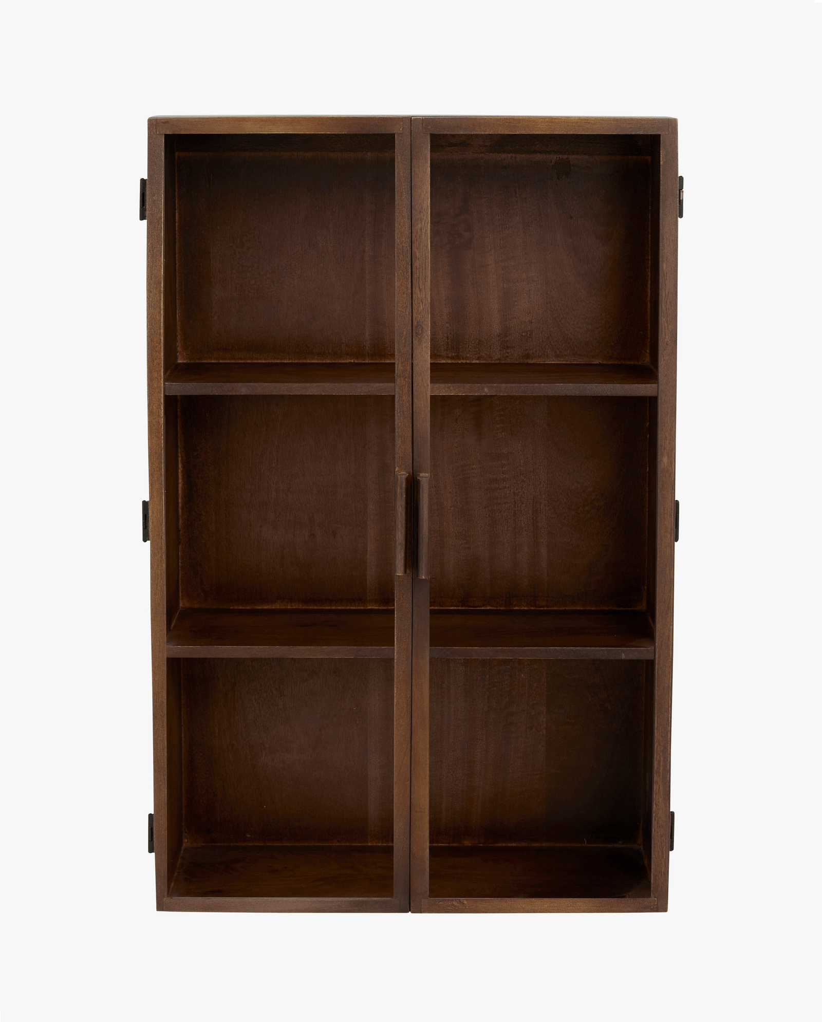 NANGO wall cabinet, 2 door - dark brown
