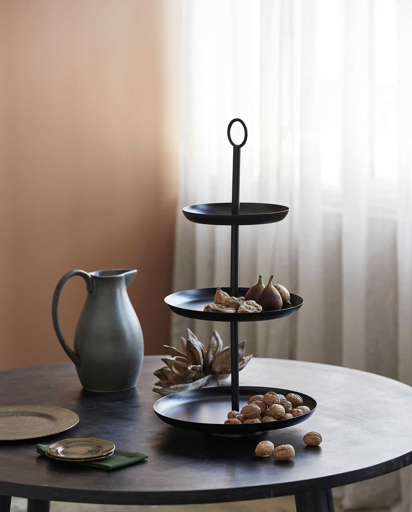 ASSAM etagere, L - black