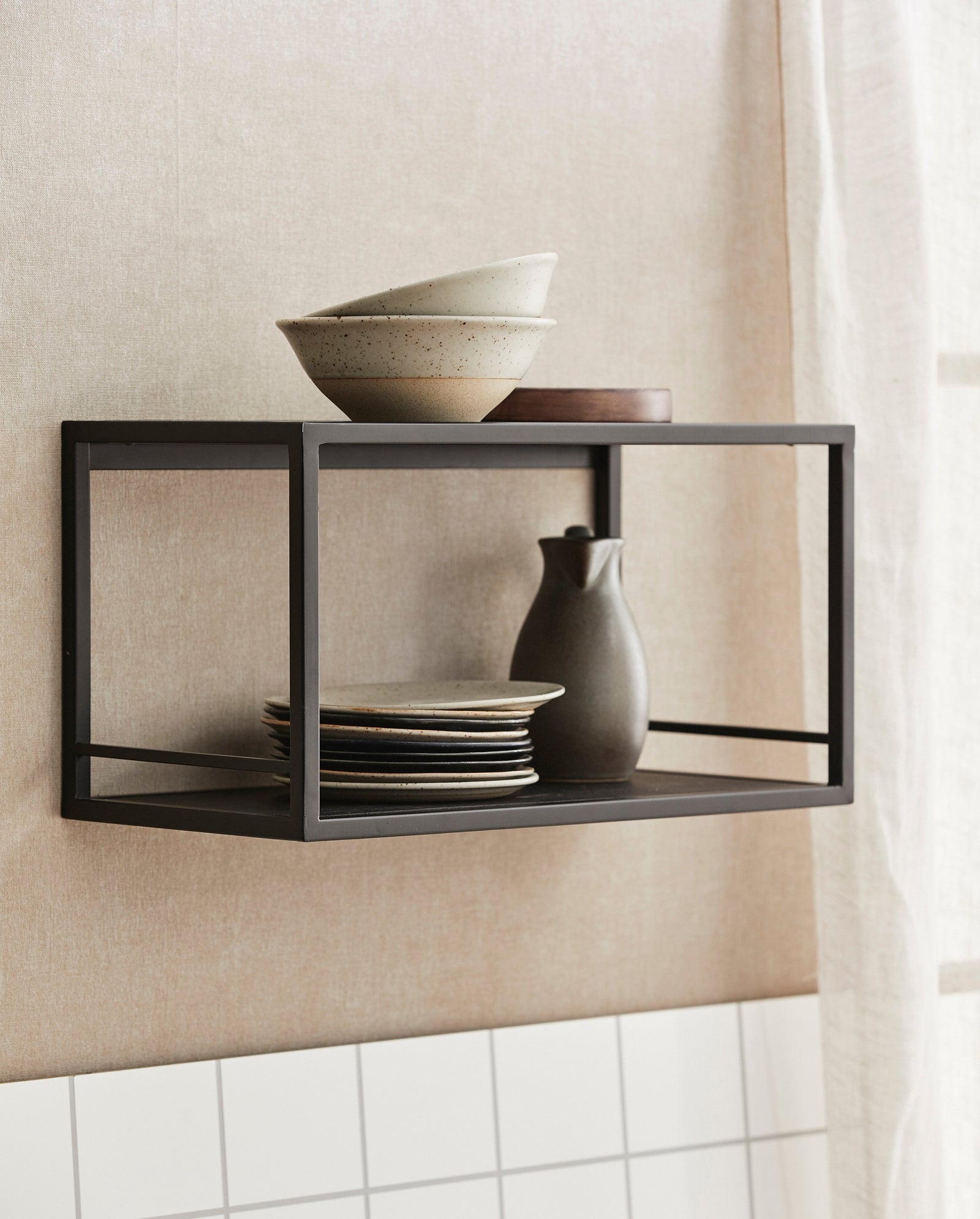 FLINT shelf - black
