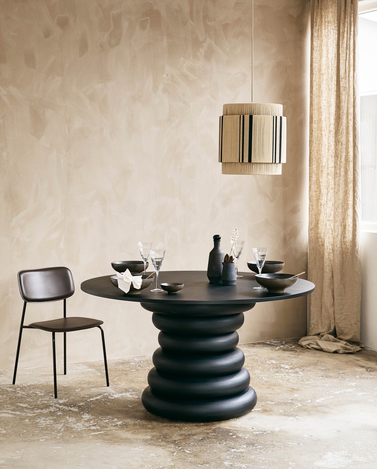 ESA dining chair - black