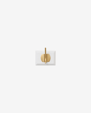 EDGY coat rack, 1 hook - white