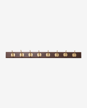 EDGY Garderobenständer, 8 Haken - dunkelbraun