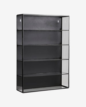 ADA Wandschrank, M, 4 Regale - schwarz