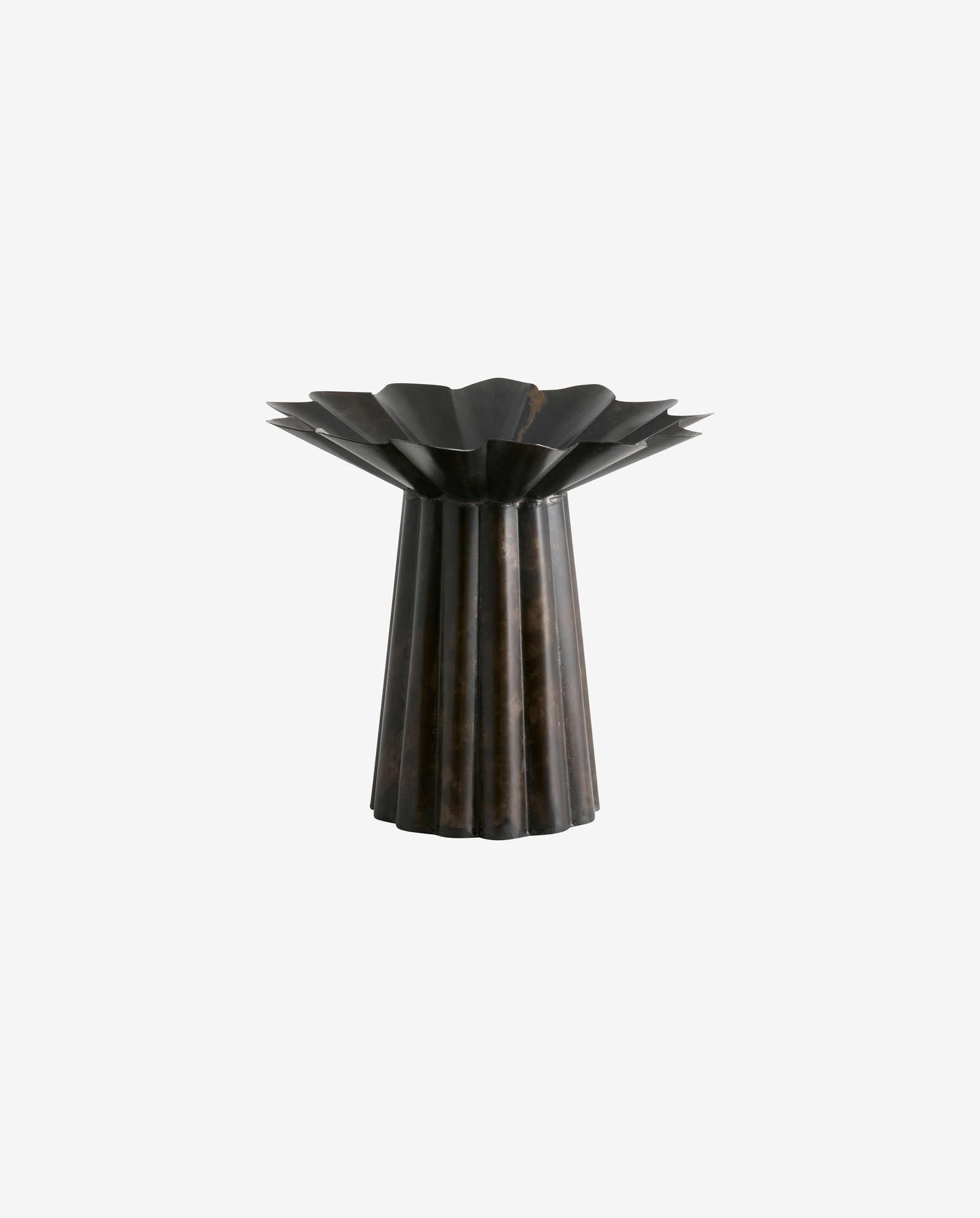 MINU Vase, antikes Finish, S - braun