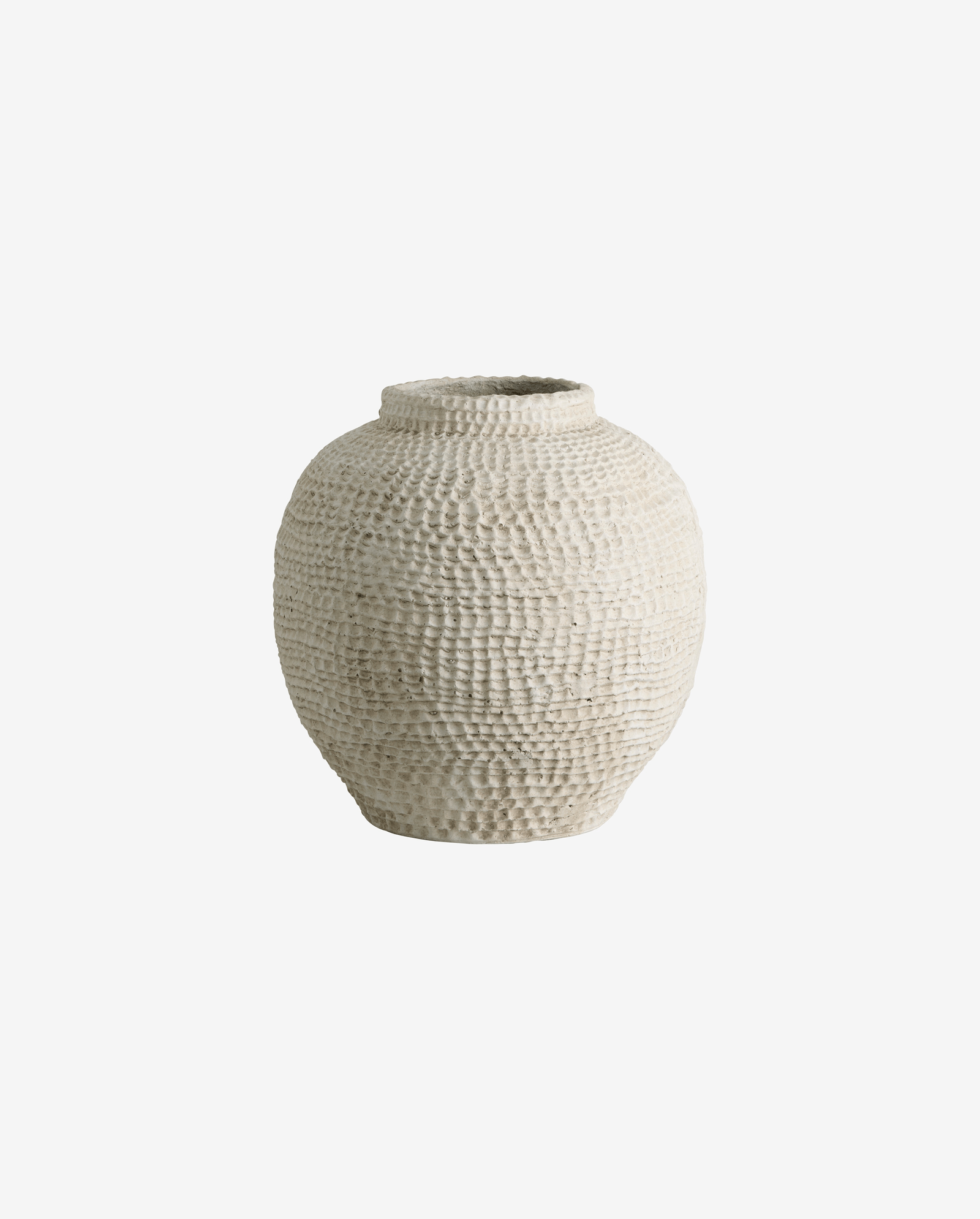 RUPA krukke i cement - Hvid