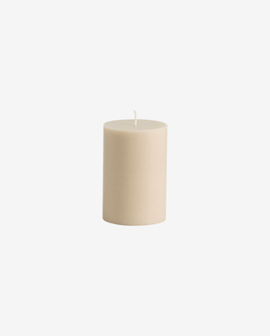 KERZE, 6,8x10cm - beige
