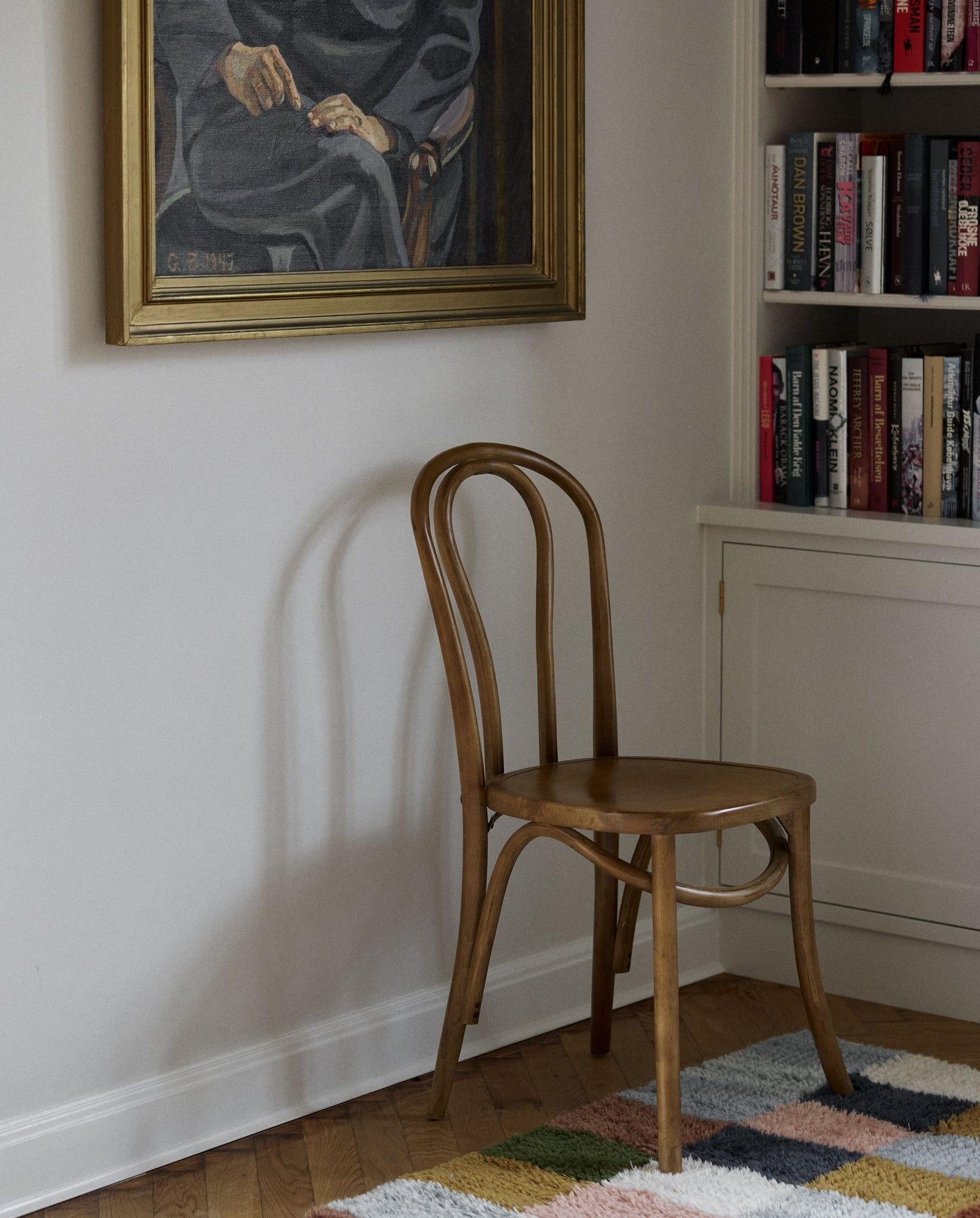 BISTRO chair, brown wood