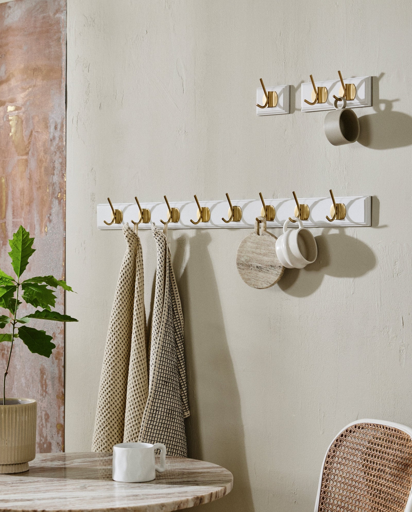 EDGY coat rack, 1 hook - white