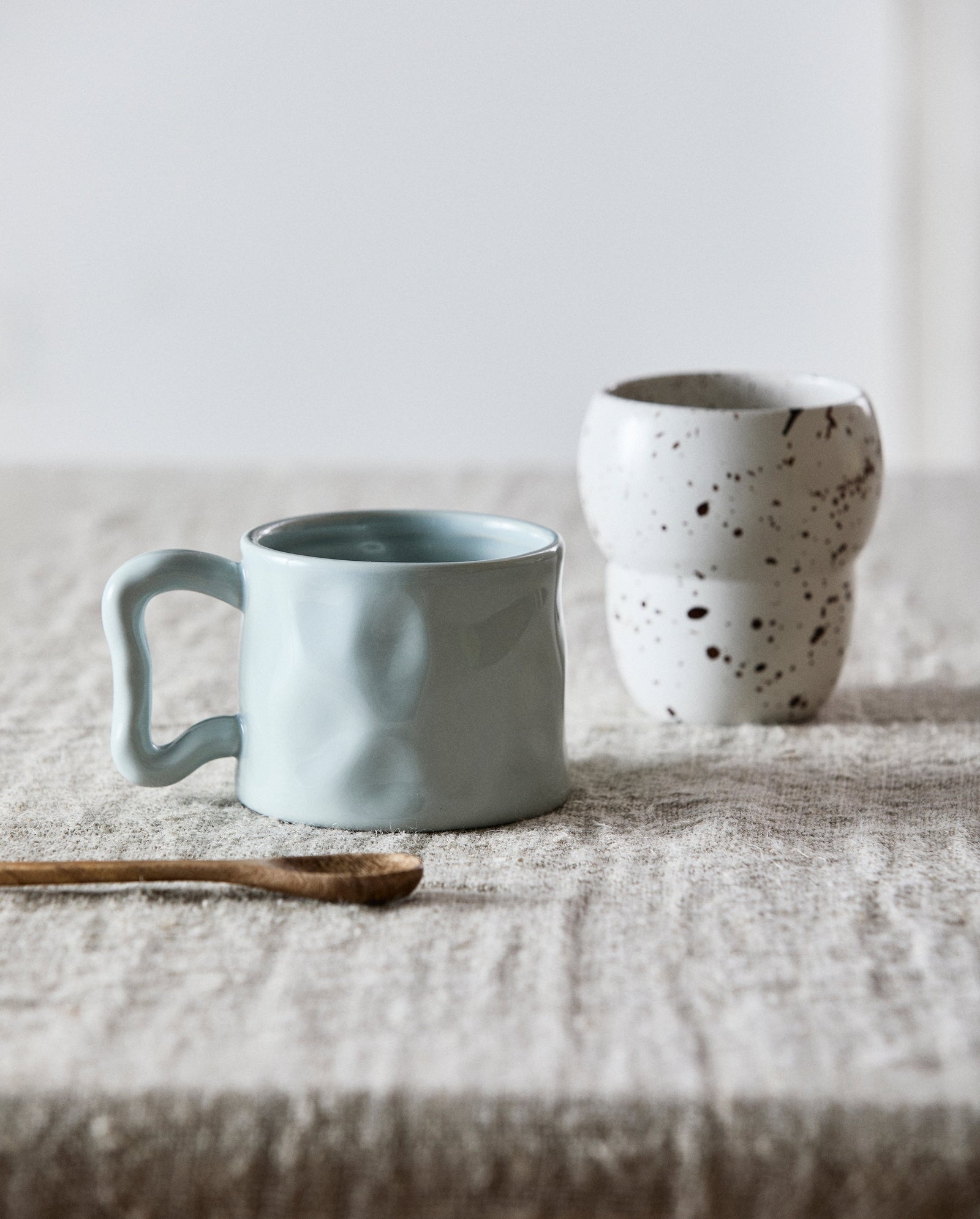 Mug RIA avec éclaboussure - ivoire