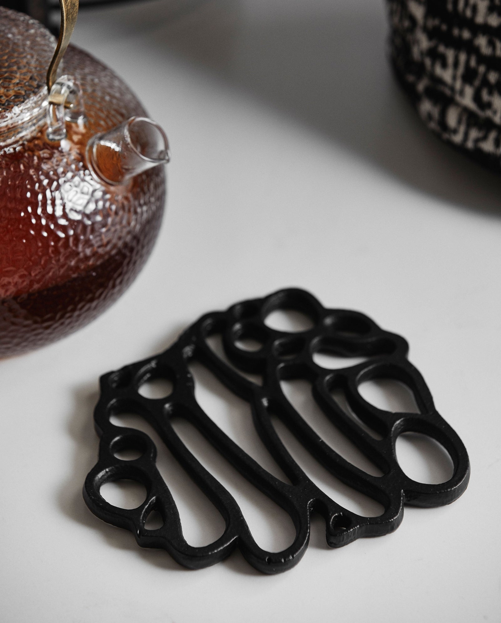 coaster CECLEY, aluminium - noir