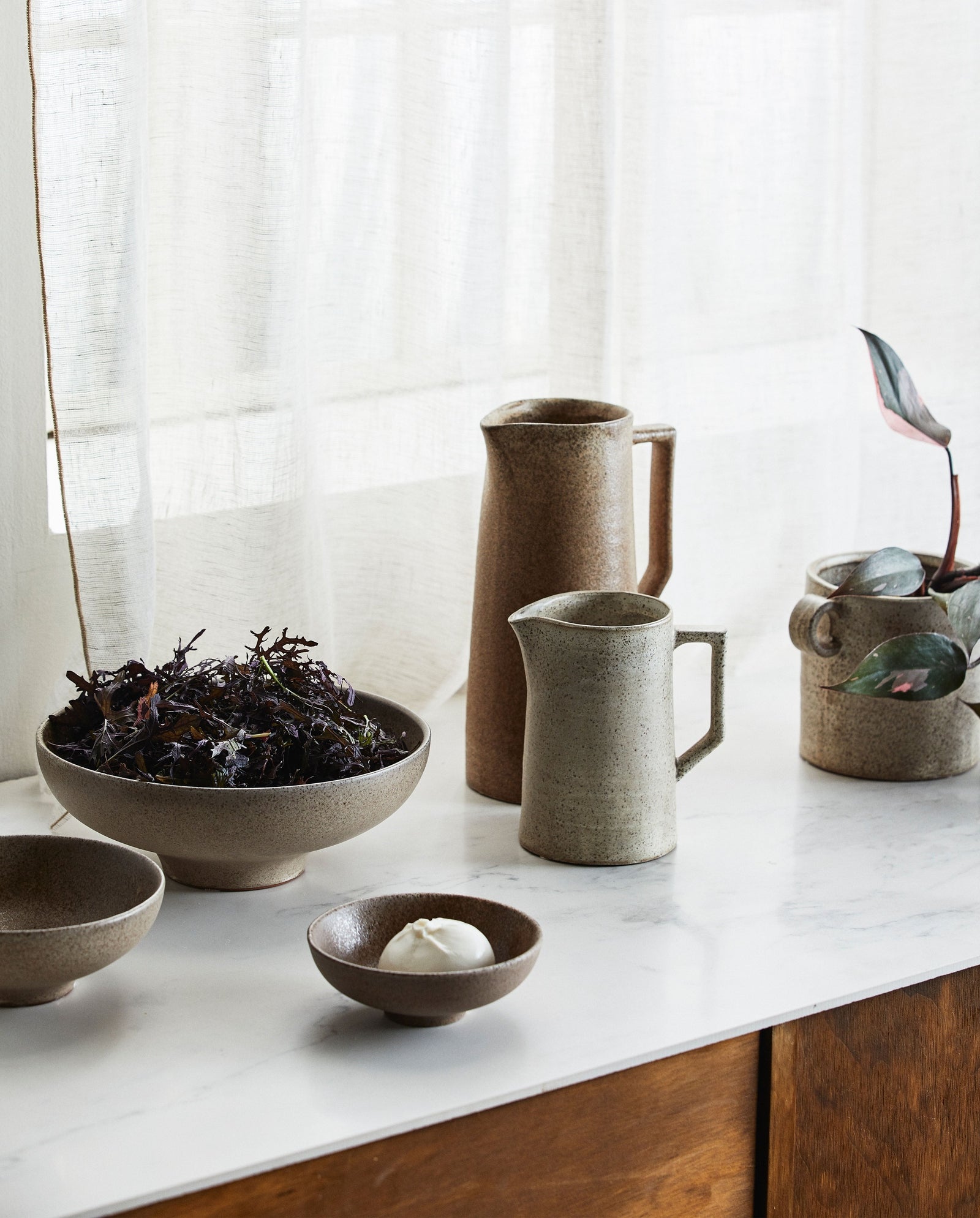 VENDA jug, L - sand