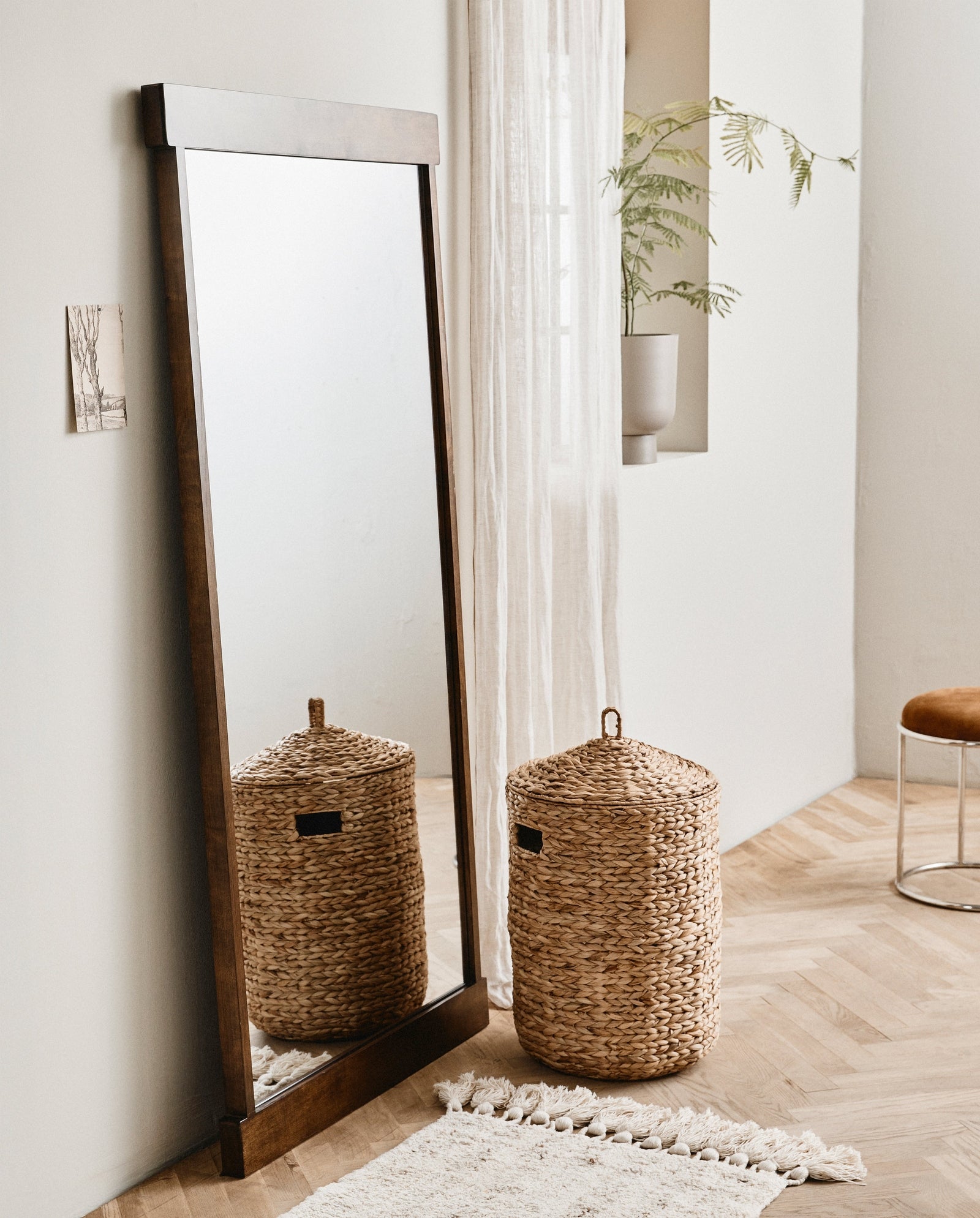 COSNA Wäschekorb, 2er-Set - natur