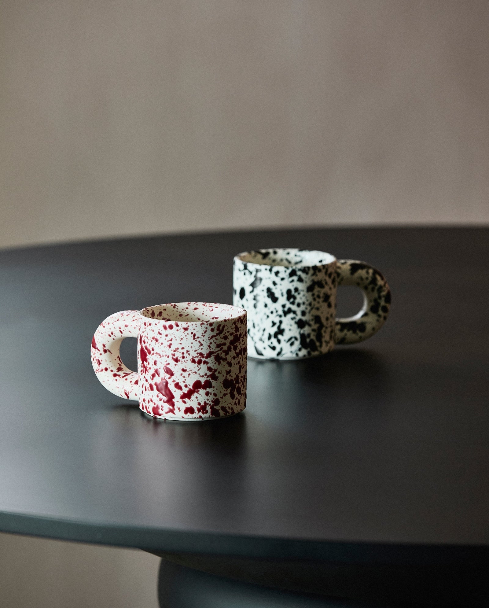 JOSE tasse avec éclaboussure - rouge