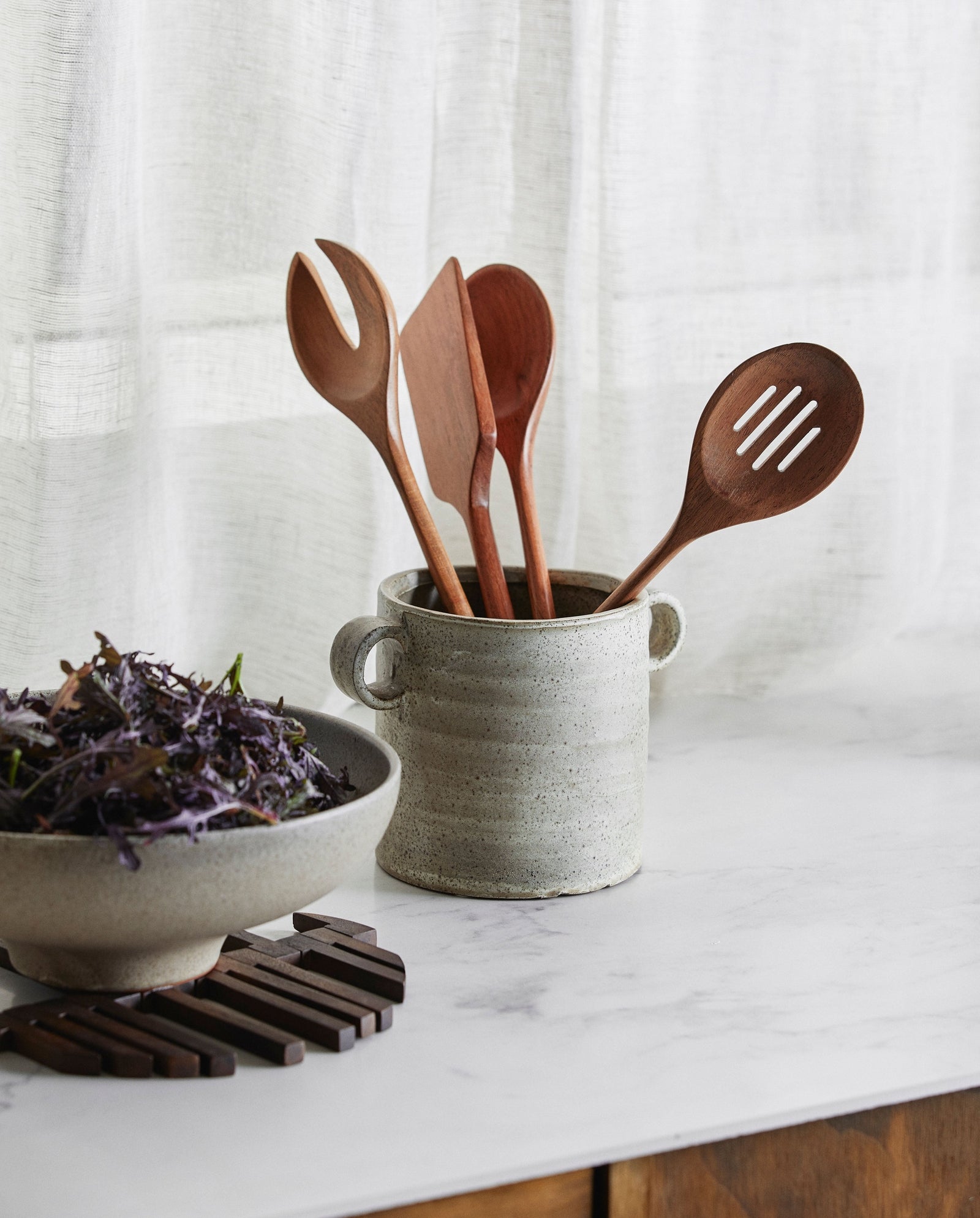 sous-verre CAYENNE, bois - nature