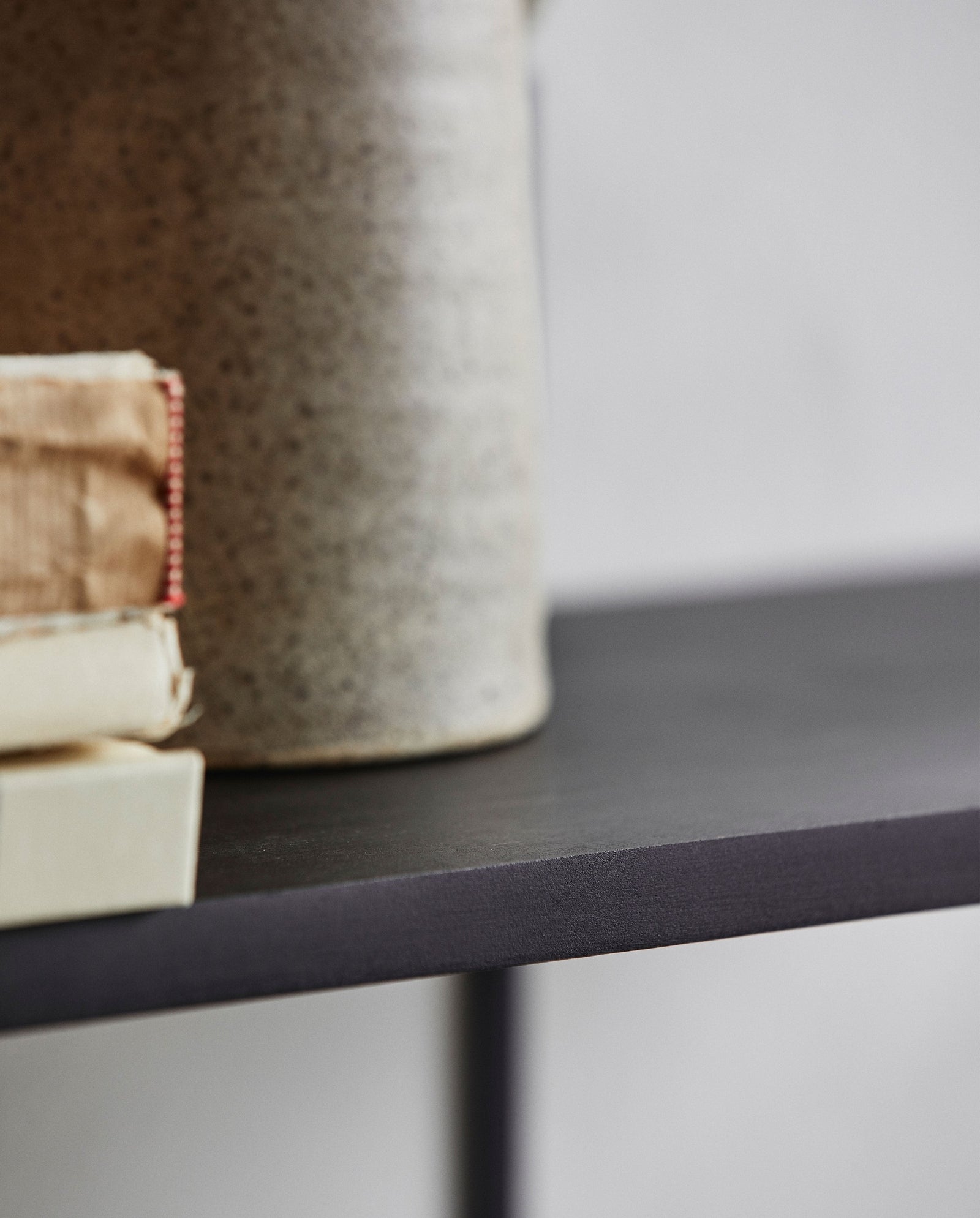 TANO shelf, wood - black