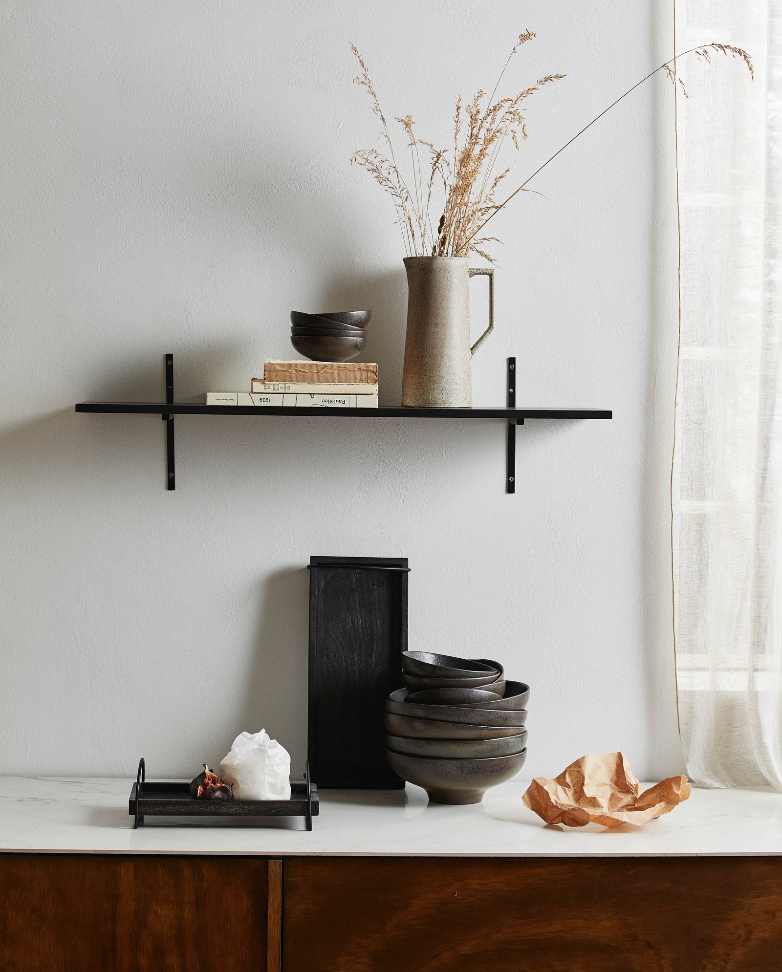 ROMSOE tray, L - black