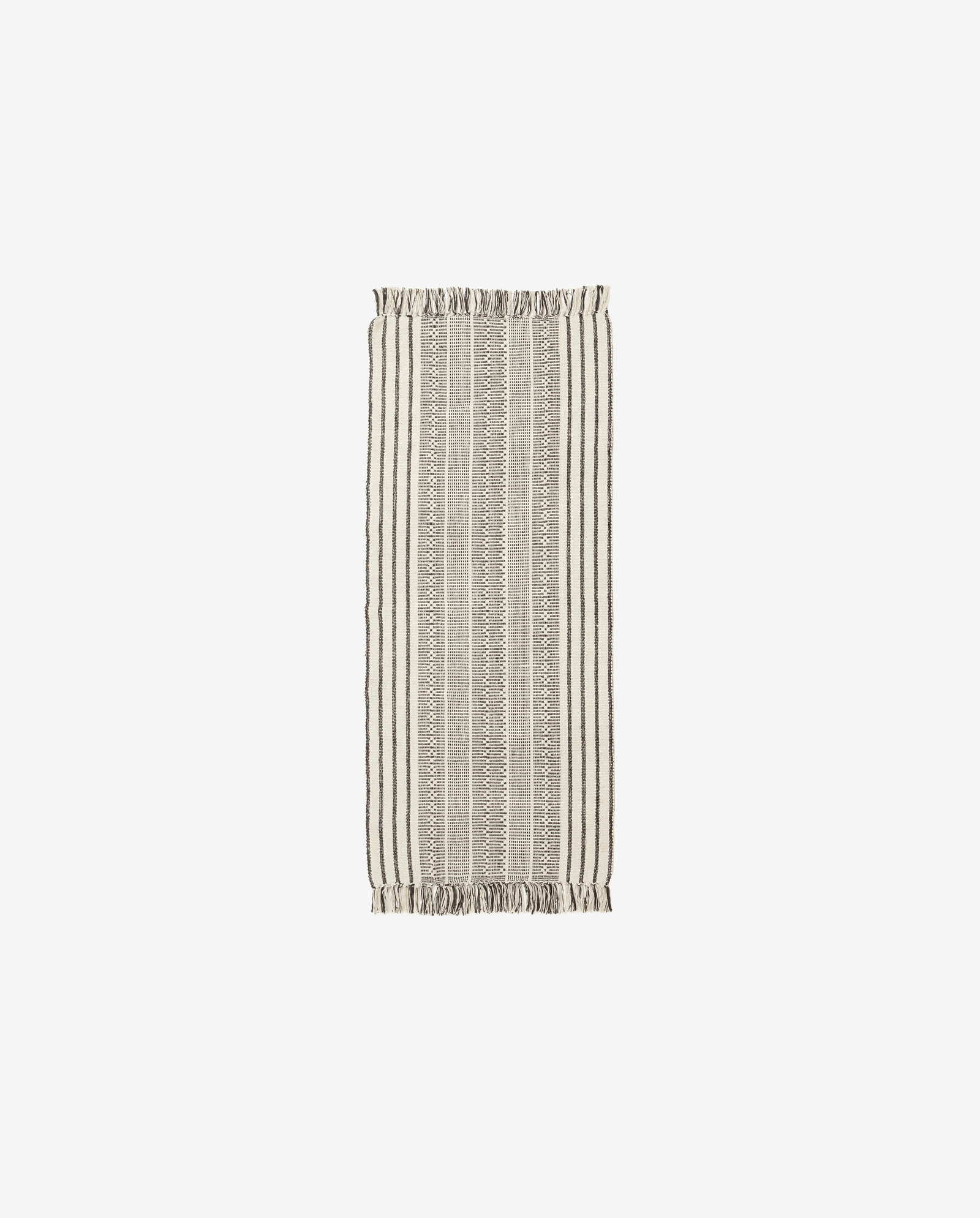 ALICE tæppe, 70x160 - sort