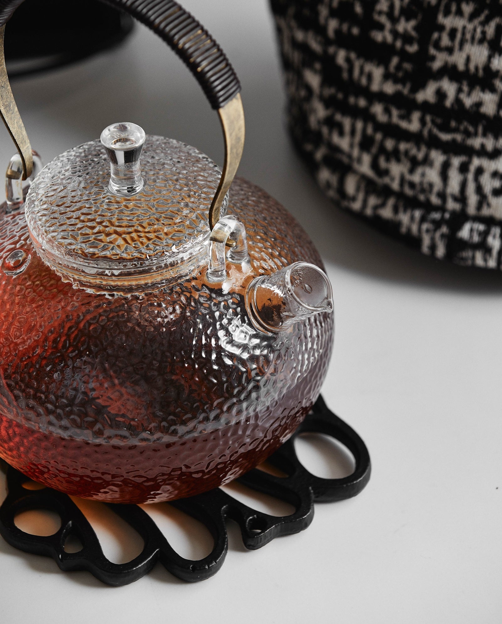 PEPPER glass pot - clear