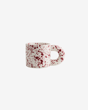 JOSE tasse avec éclaboussure - rouge