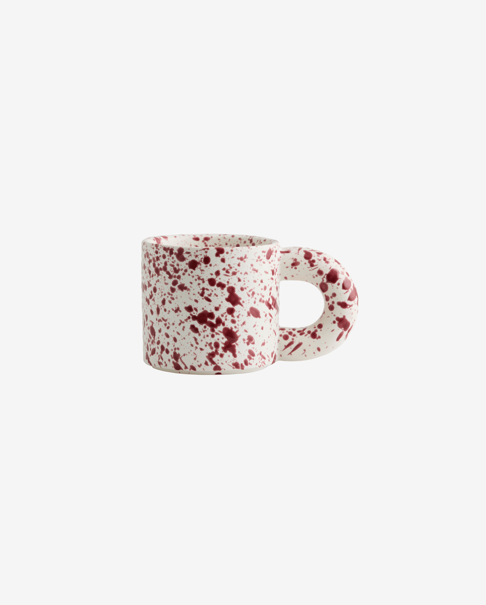 JOSE tasse avec éclaboussure - rouge