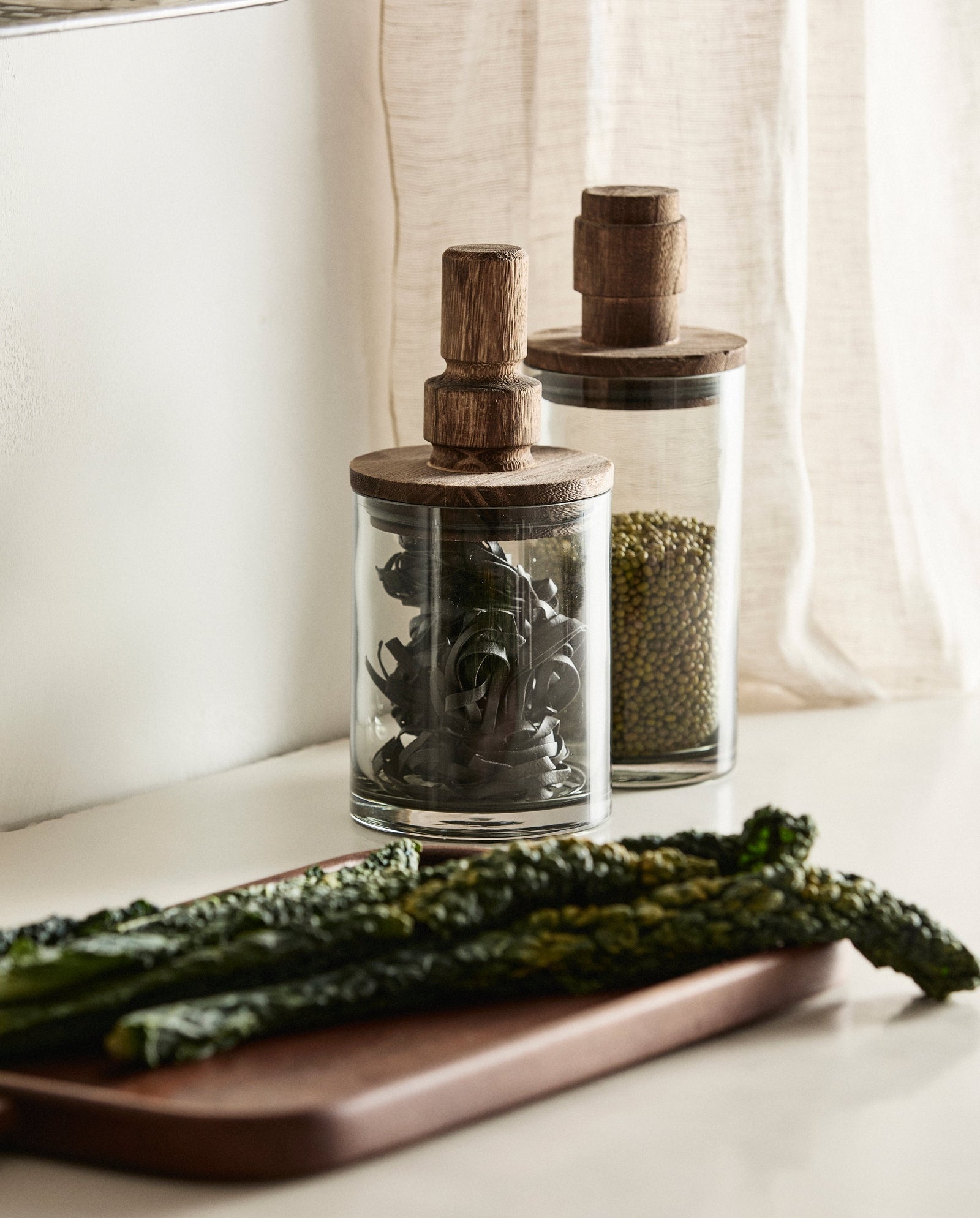Rangement en verre SALVIE, L - fumée