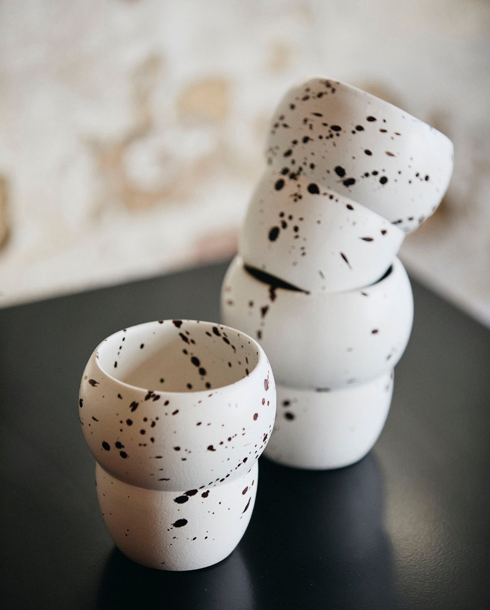 Mug RIA avec éclaboussure - ivoire