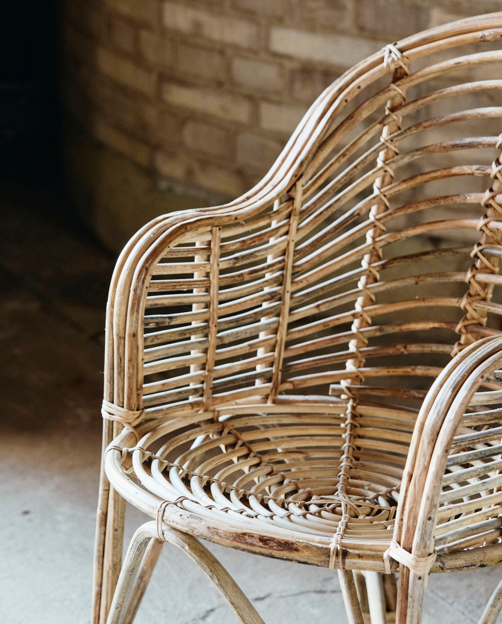 CANIA bamboo chair - natural