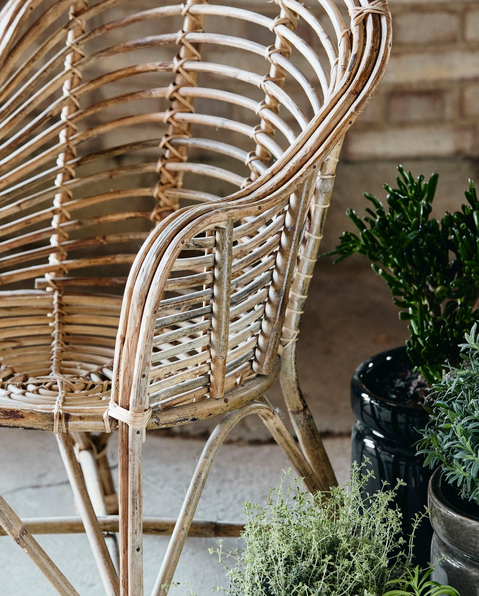 CANIA bamboo chair - natural