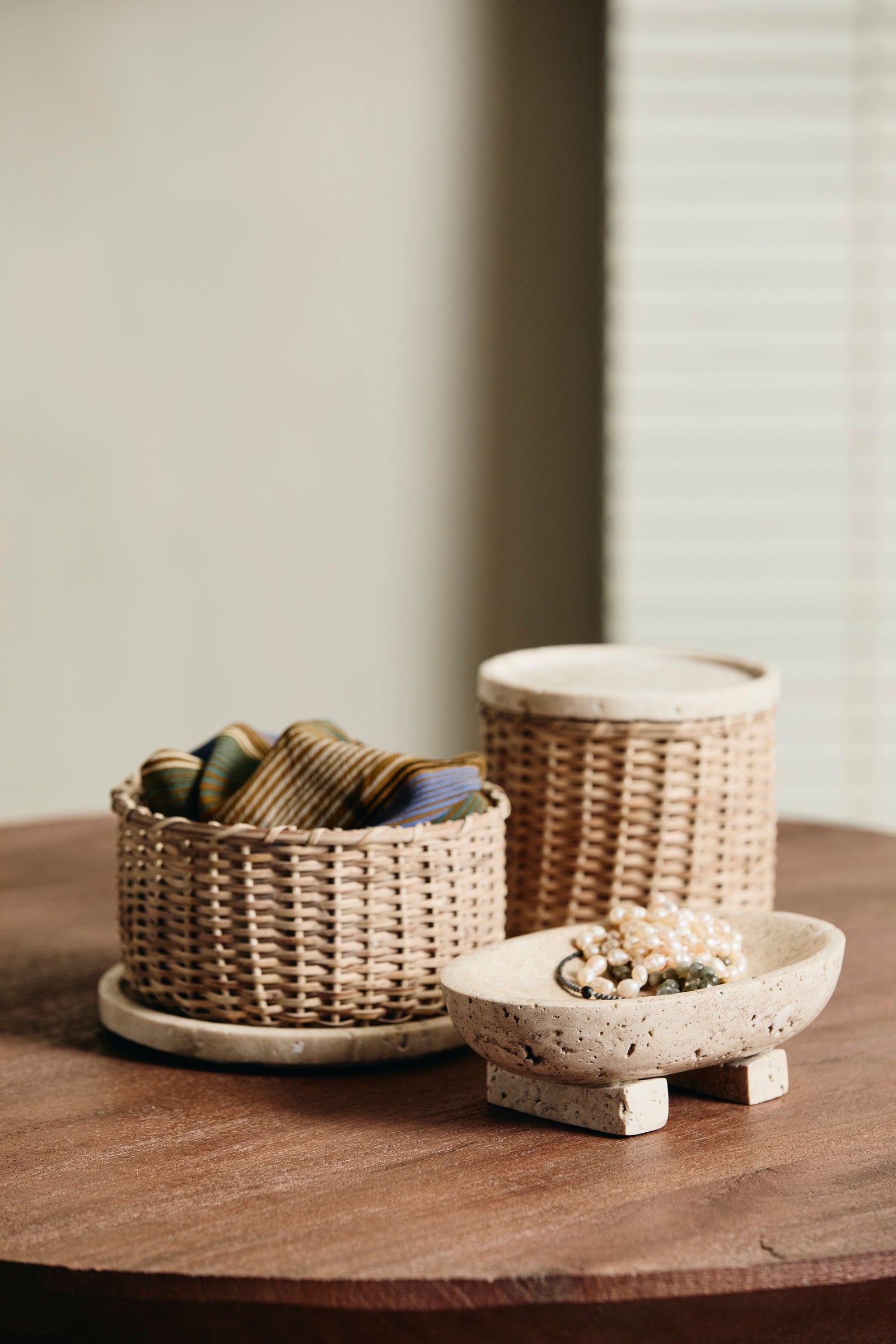 ARICA storage w. lid, S - nature